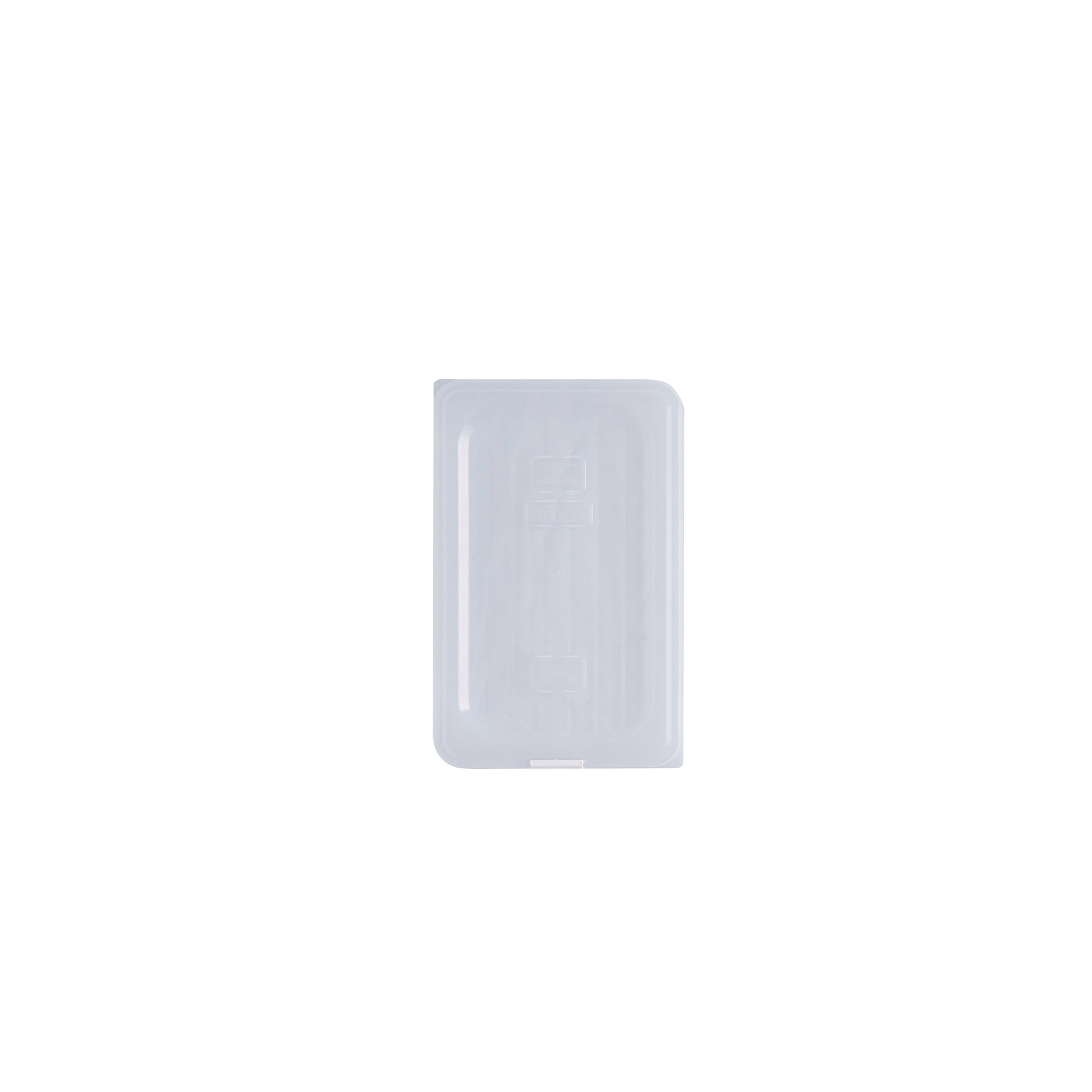 GastroPlast 1/4 GN Food Pan Cover - Polypropylene (Grey)