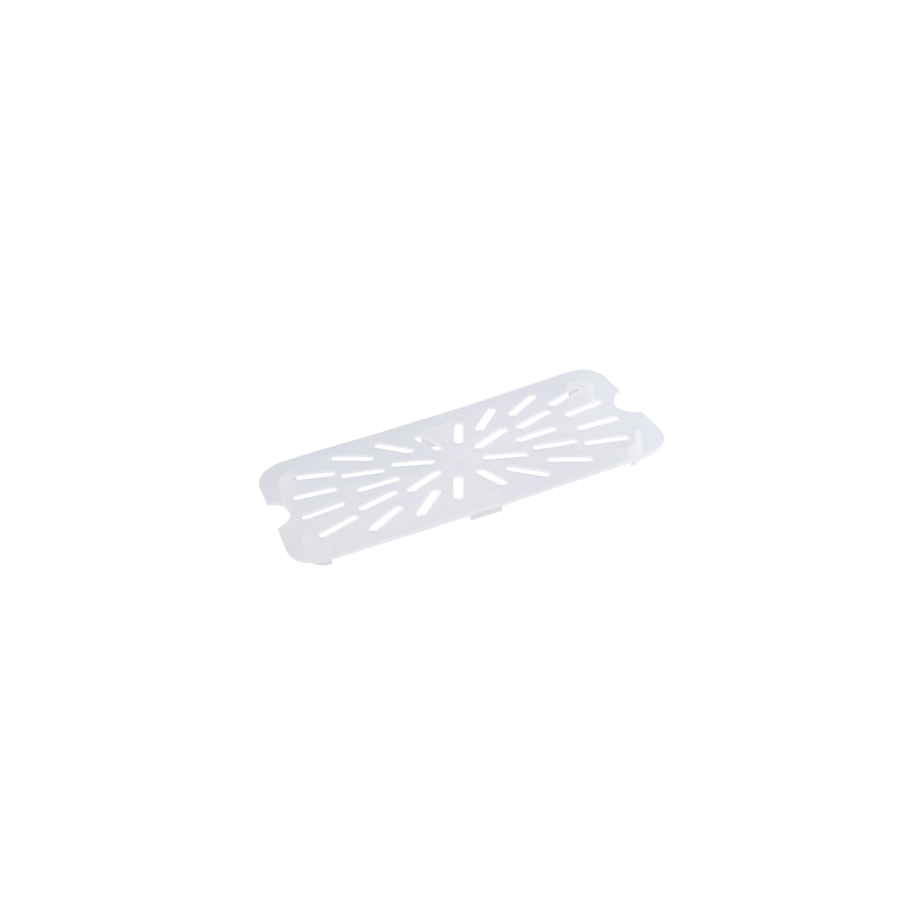 GastroPlast 1/4 GN Food Pan Drain Plate - Polypropylene