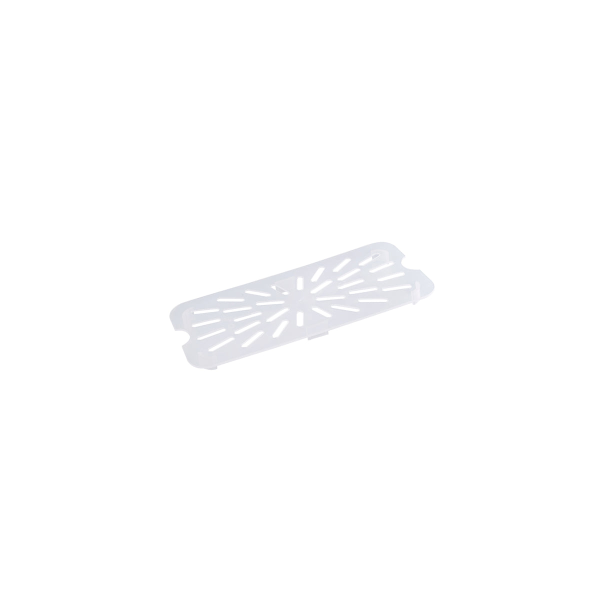 GastroPlast 1/4 GN Food Pan Drain Plate - Polypropylene