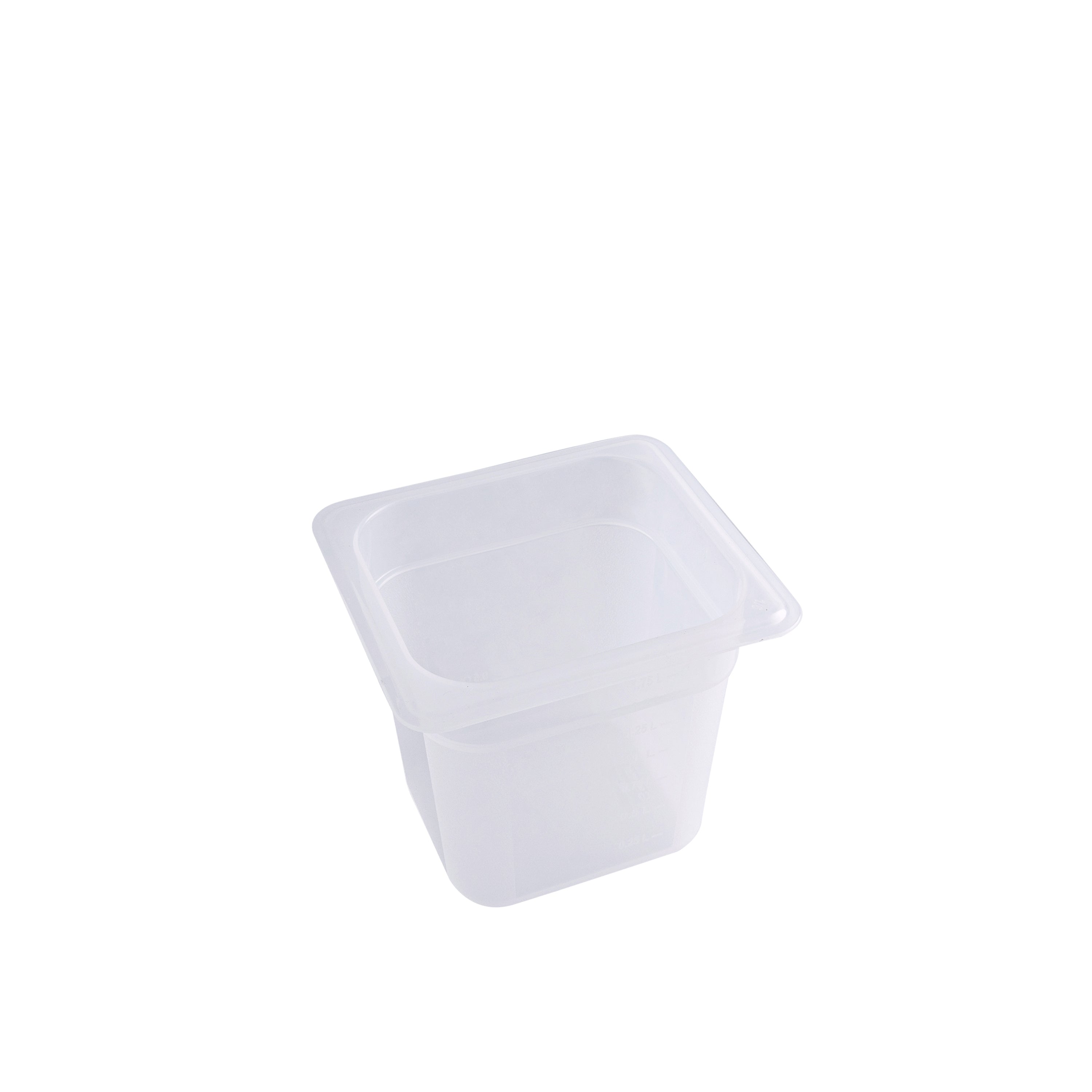 GastroPlast 1/6 GN Food Pan - Polypropylene (150mm - Grey)