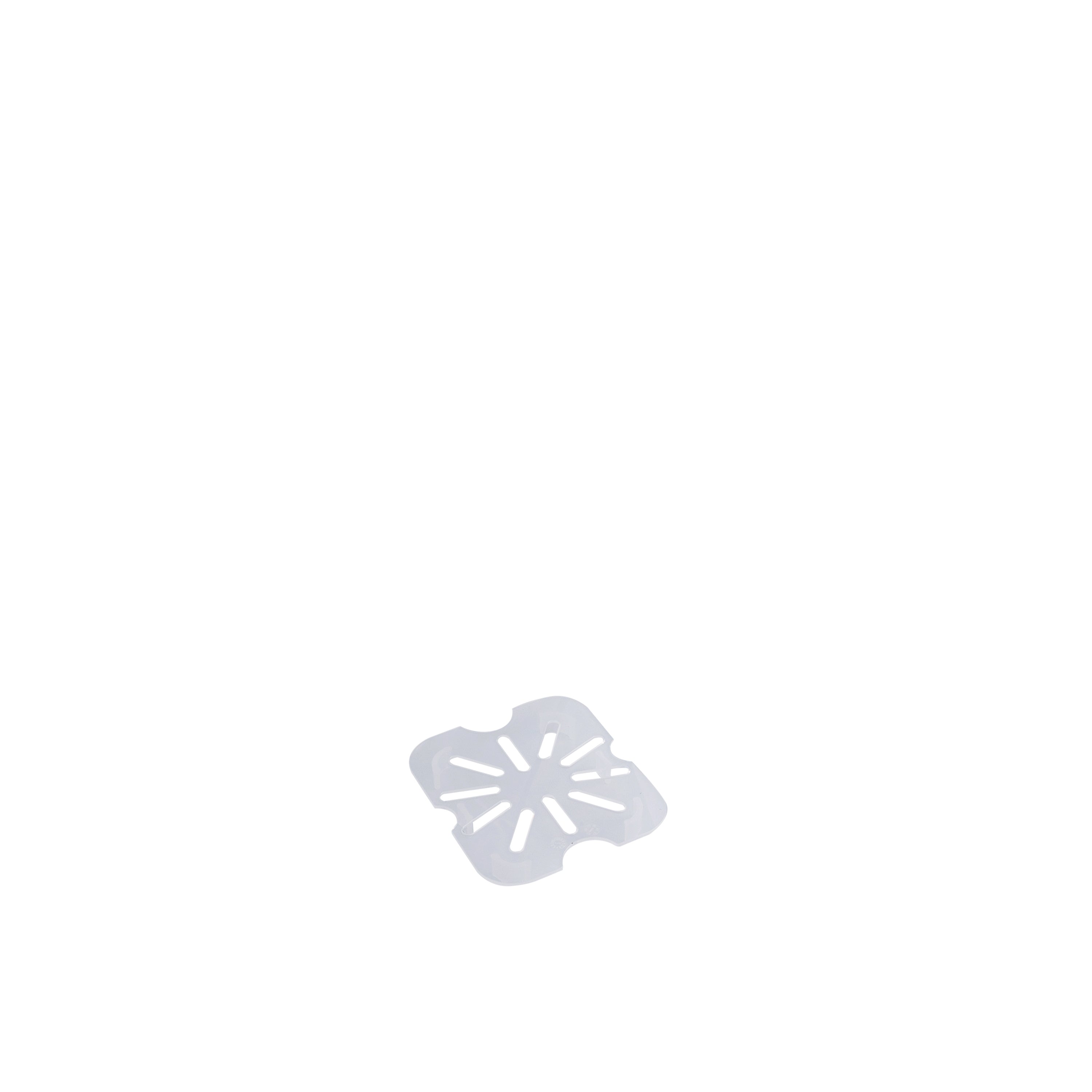 GastroPlast 1/6 GN Food Pan Drain Plate - Polypropylene