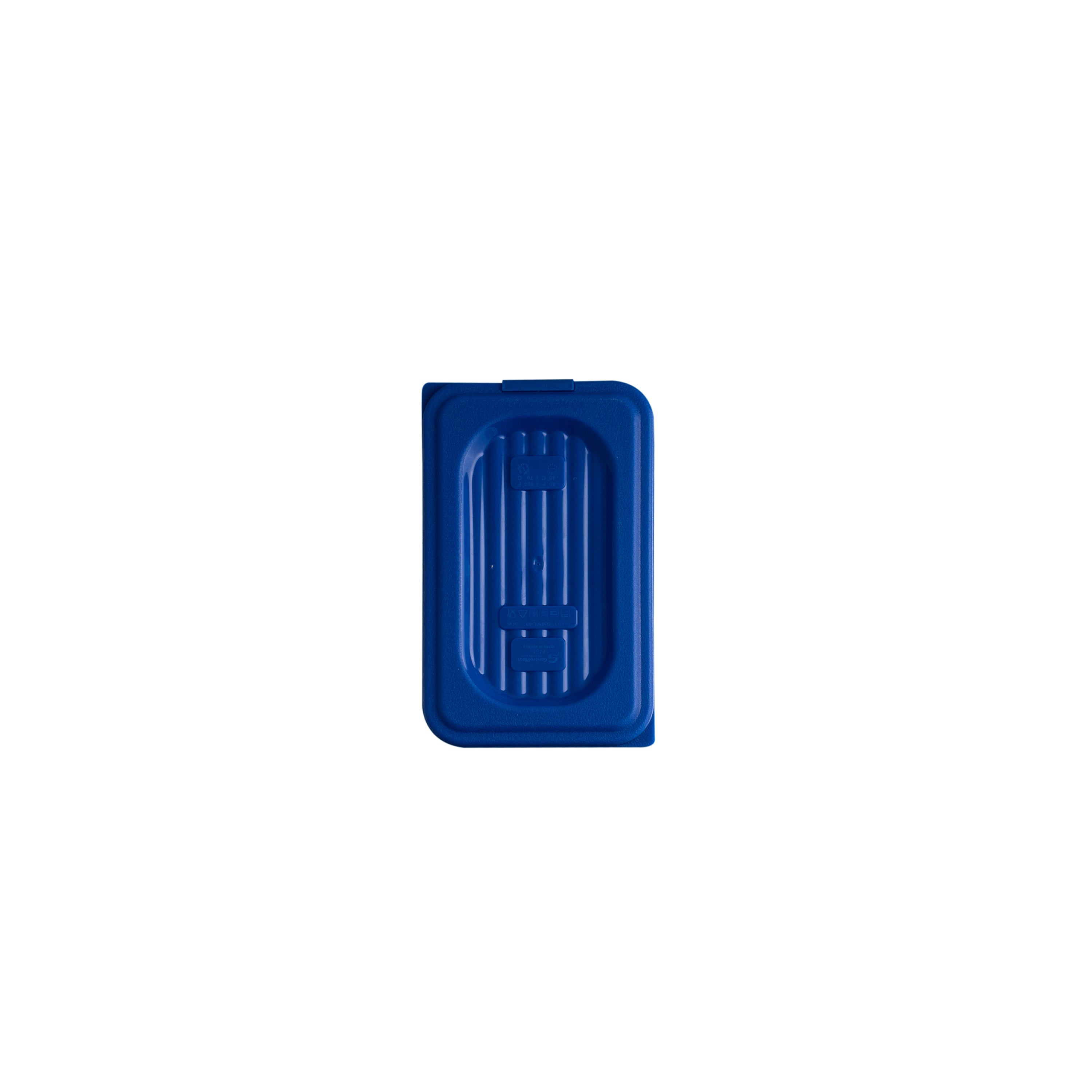 GastroPlast 1/9 GN Food Pan Cover - Polypropylene (Blue)
