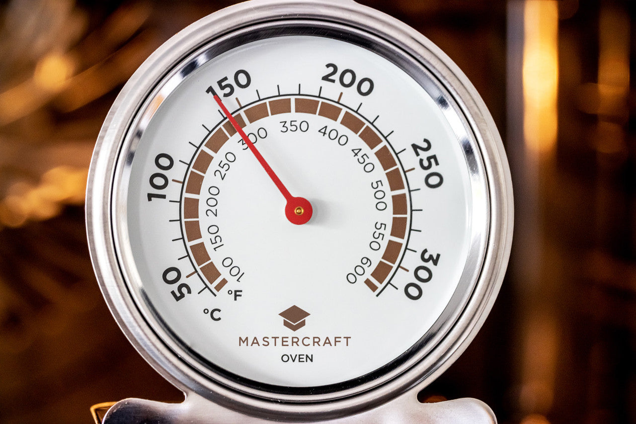 MasterCraft Deluxe Stainless Steel Oven Thermometer 10cm