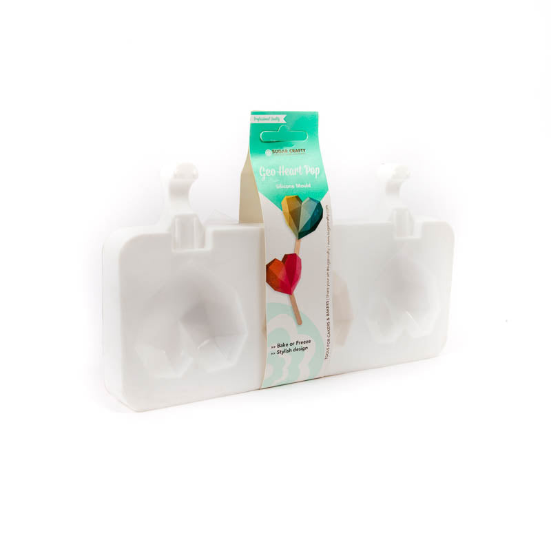 Sugar Crafty Silicone Mould Geo Heart Pop