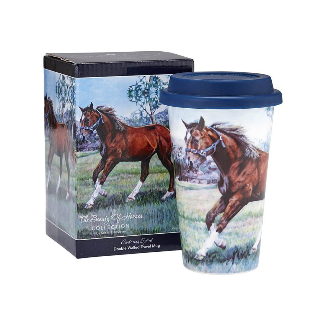 Ashdene Beauty of Horses Cantering Spirit Travel Mug