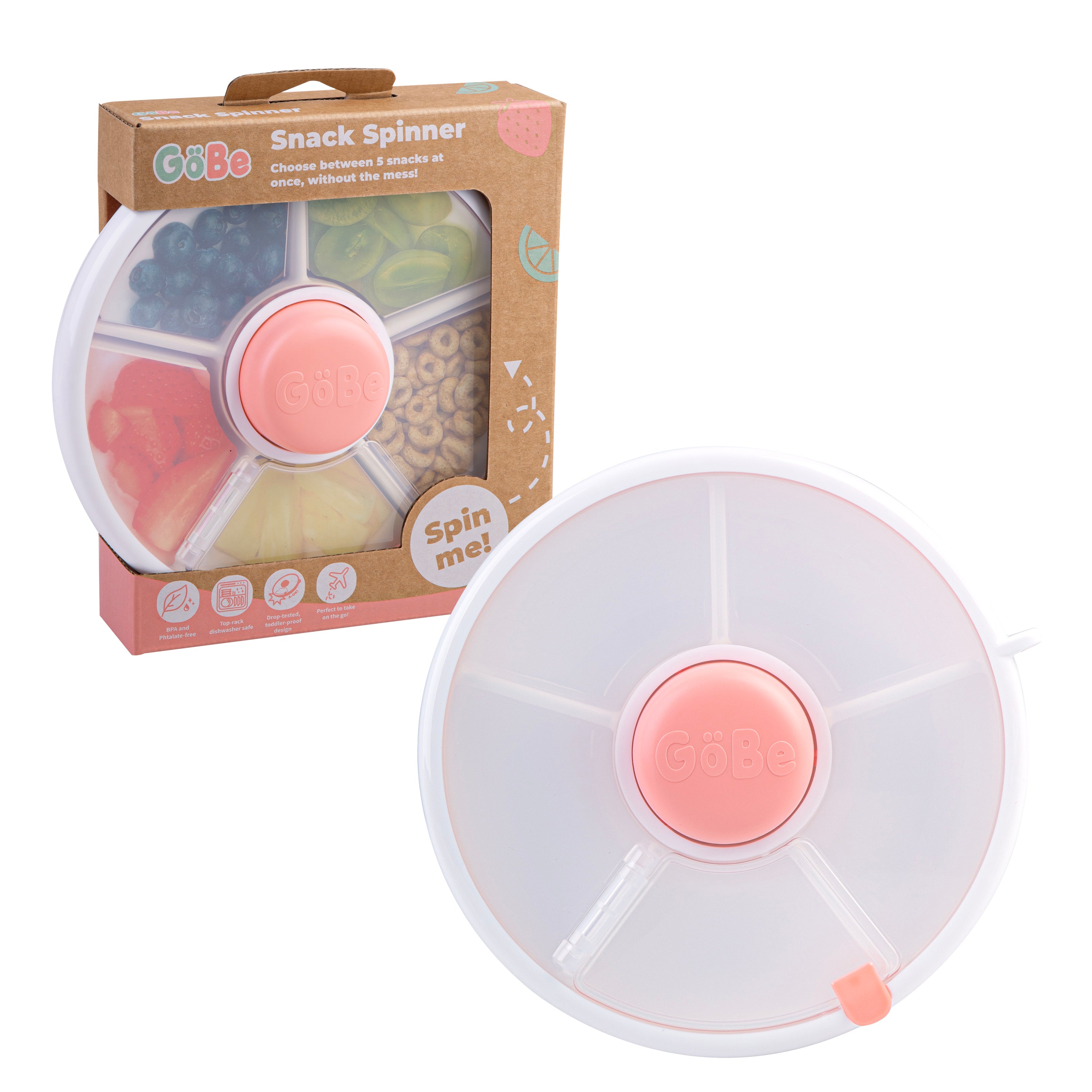 GoBe Original Snack Spinner - Pink
