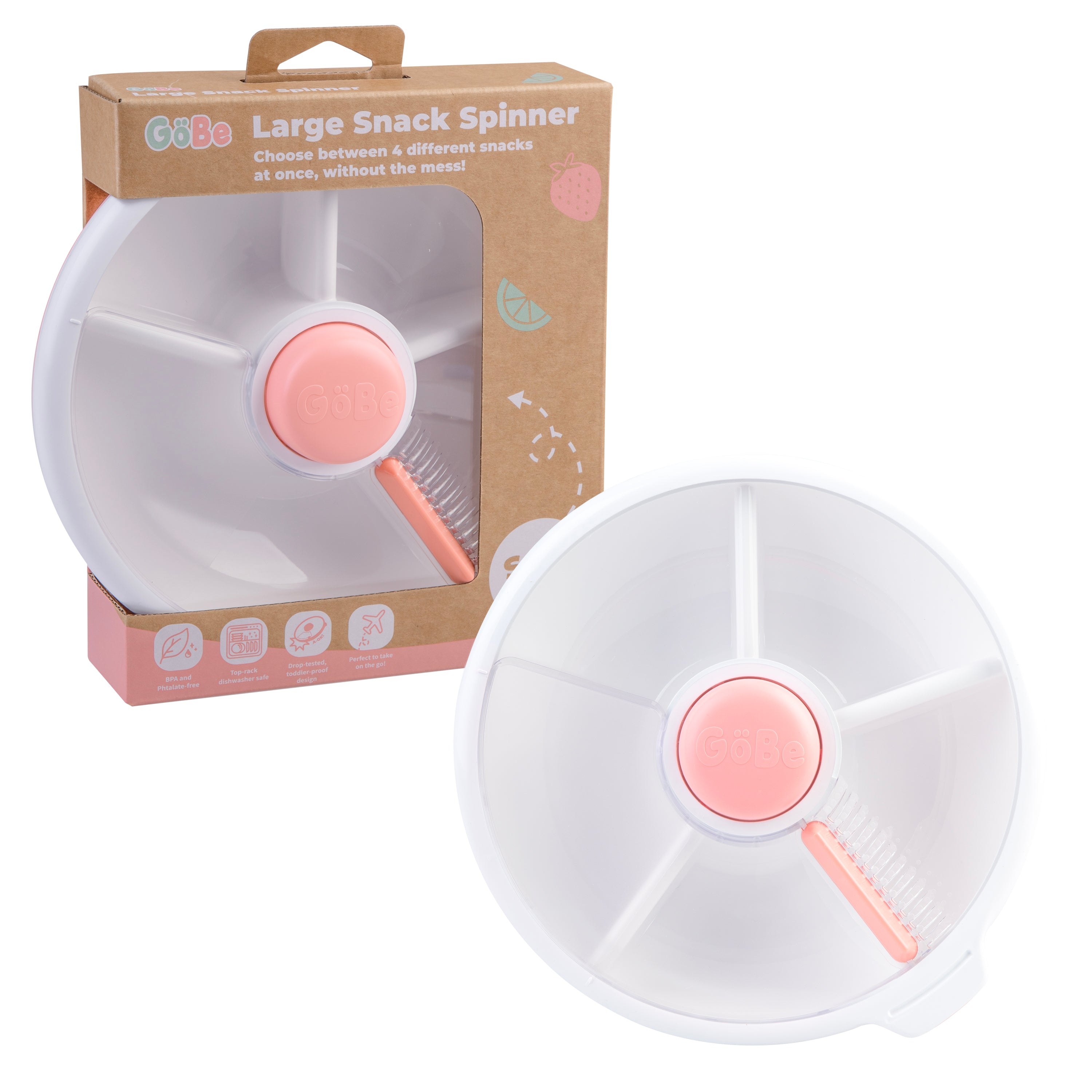 GoBe Large Snack Spinner - Pink