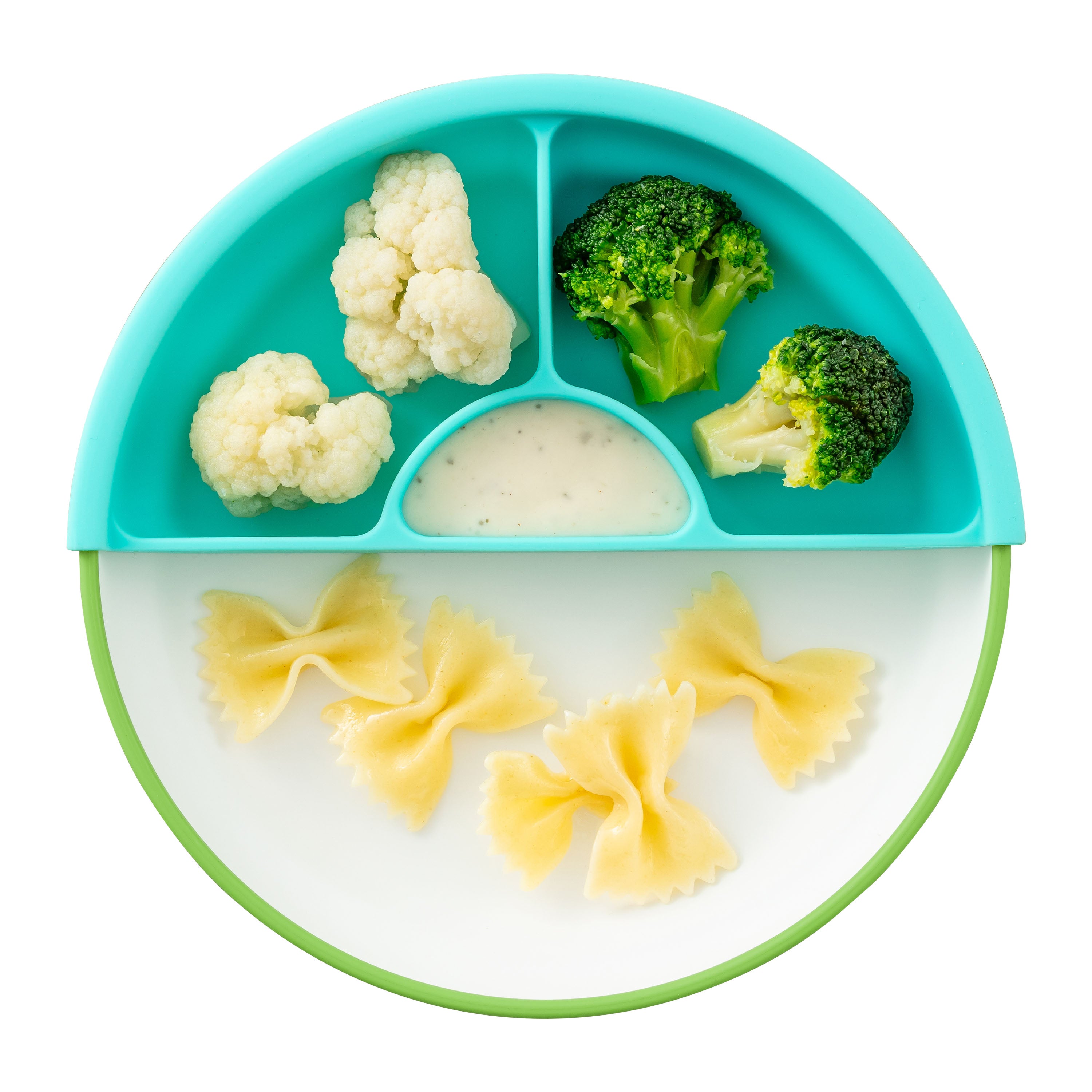 Omie Toddler Plate (Plate & Divider) - Green