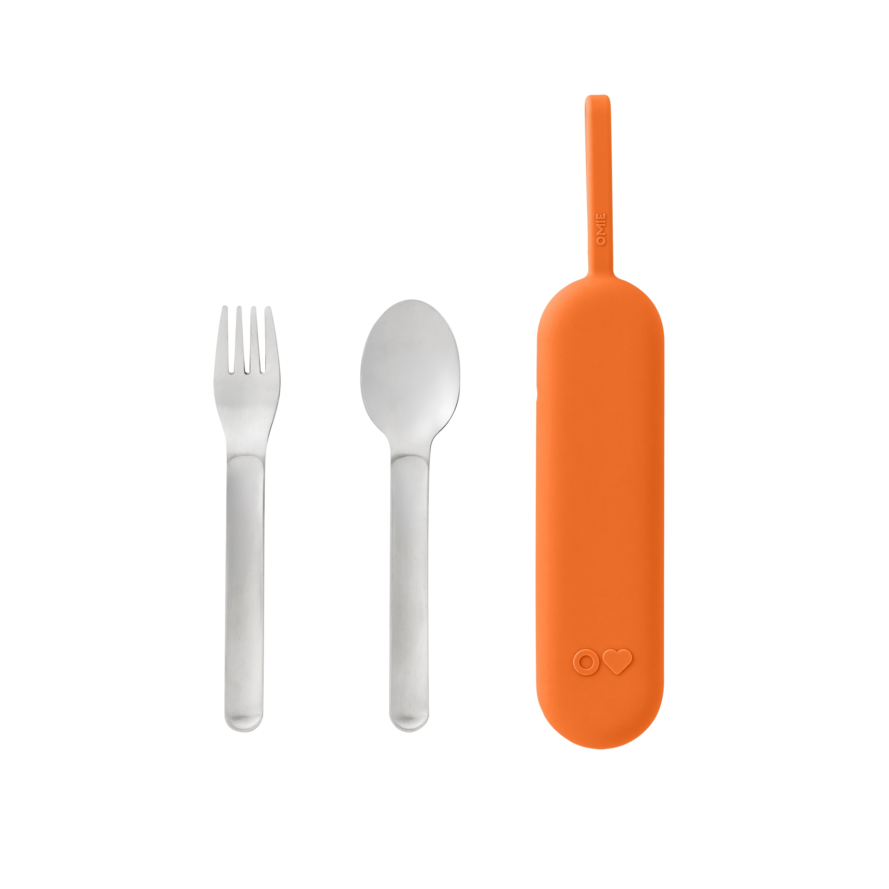 OmieBox UP Stainless Steel Utensil 3 Piece Set - Sunny