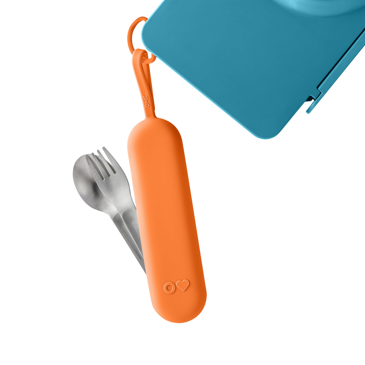 OmieBox UP Stainless Steel Utensil 3 Piece Set - Sunny