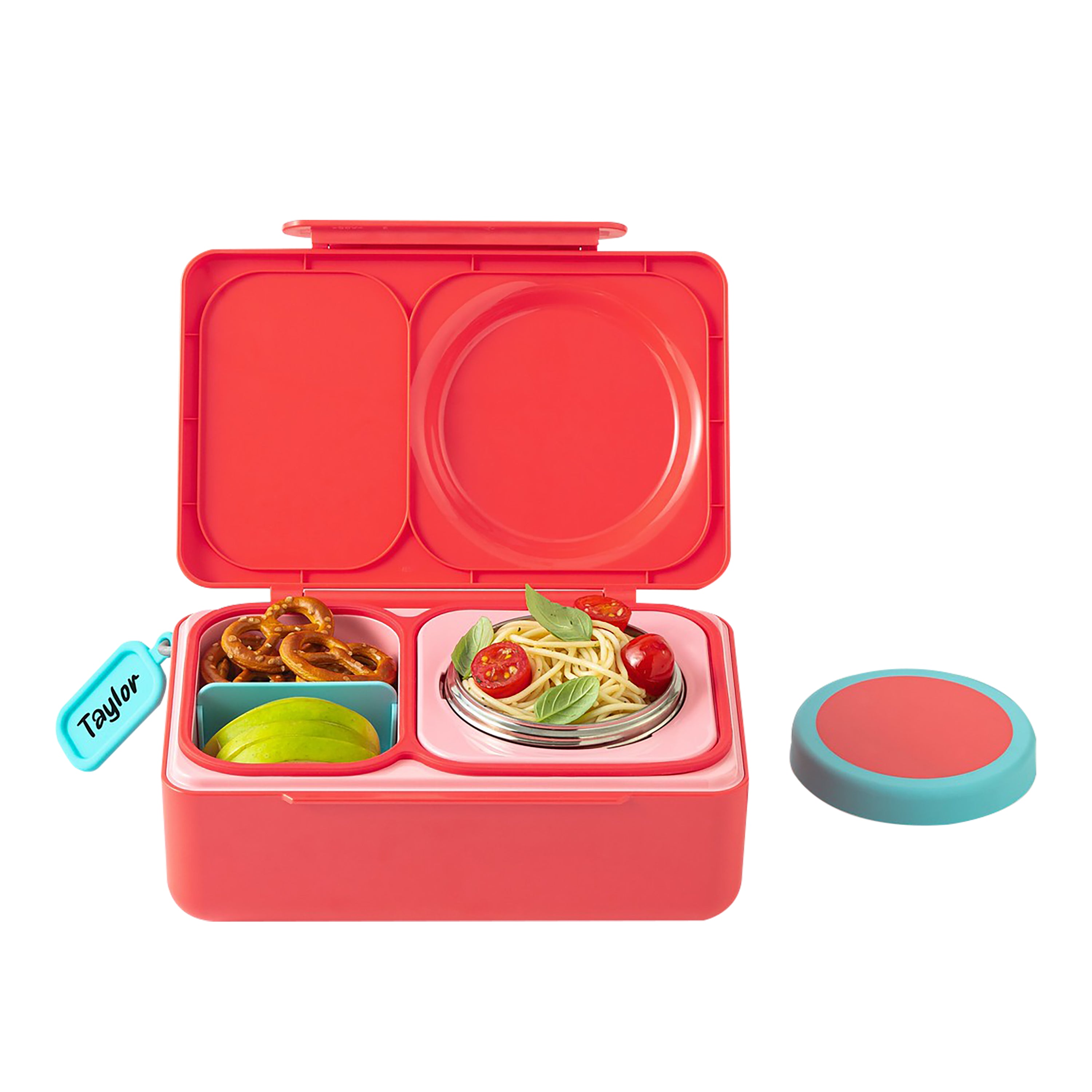 OmieBox UP Hot & Cold Bento Box - Cherry Pink