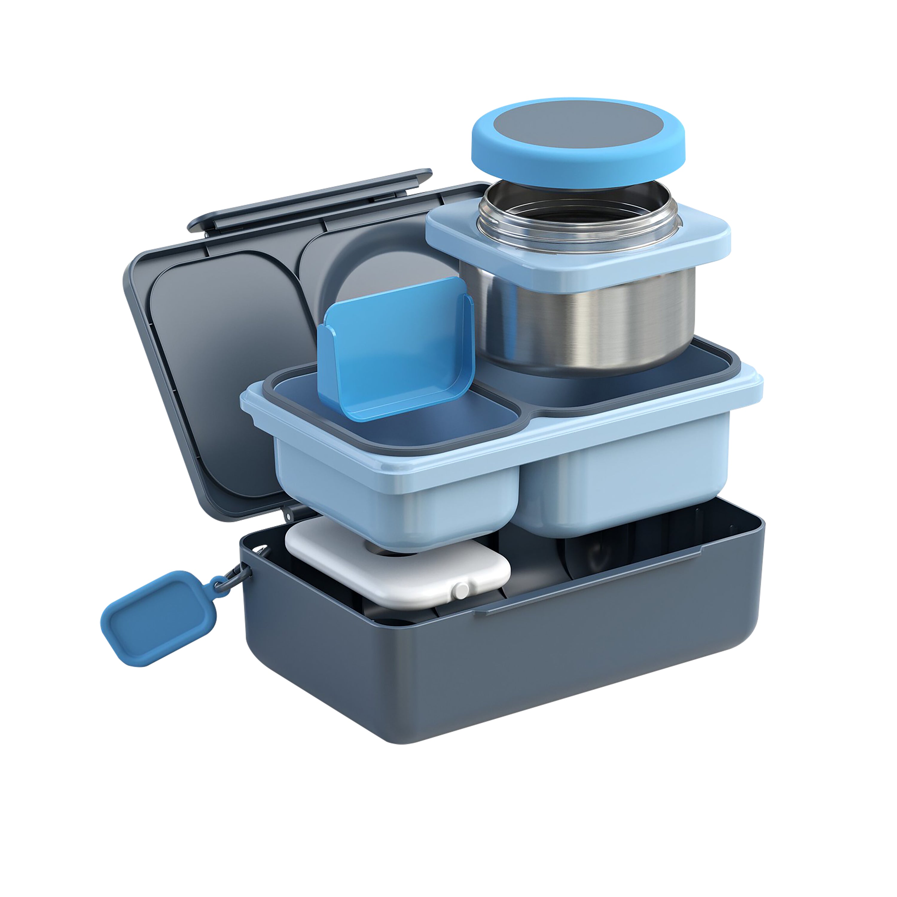 OmieBox UP Hot & Cold Bento Box - Graphite