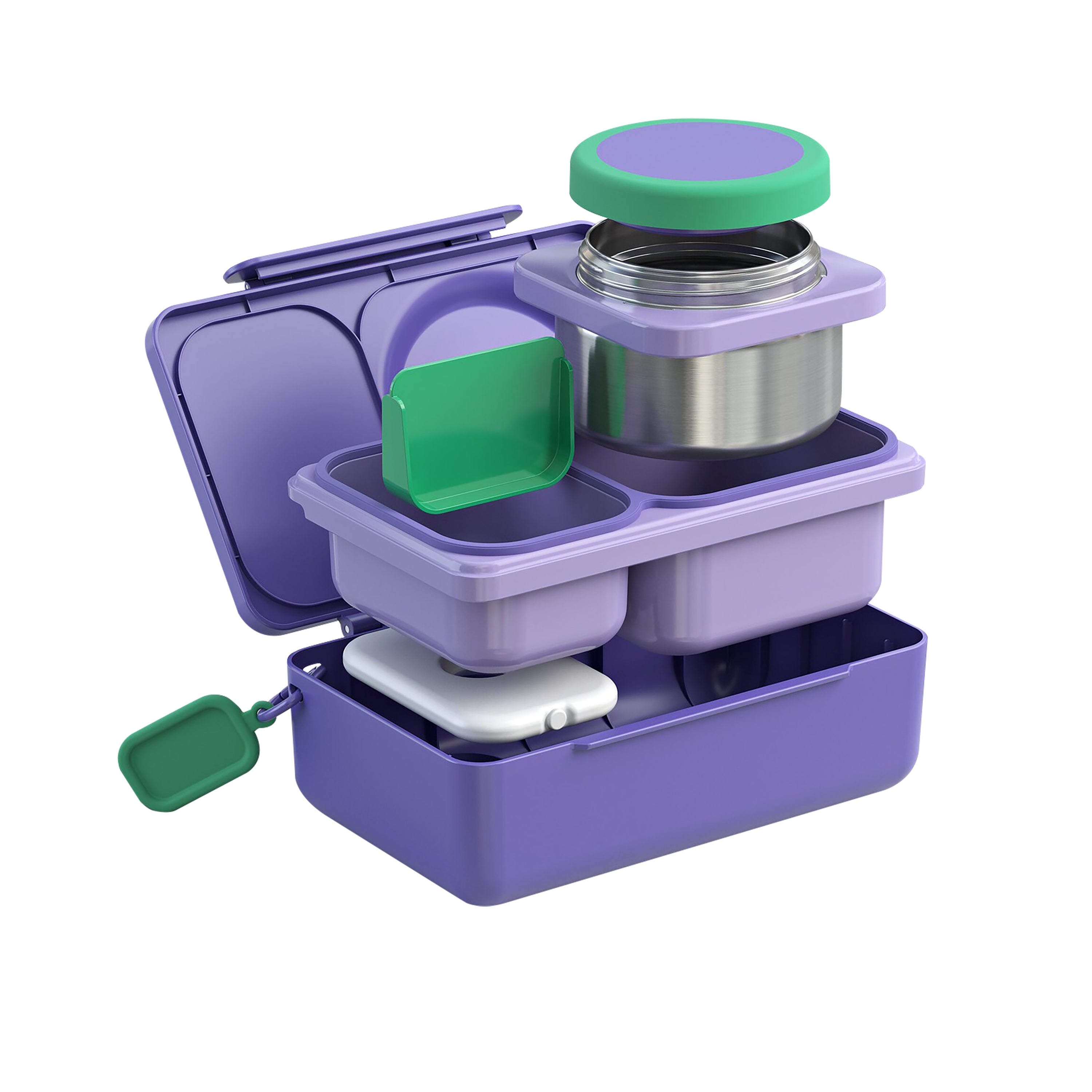 OmieBox UP Hot & Cold Bento Box - Galaxy Purple