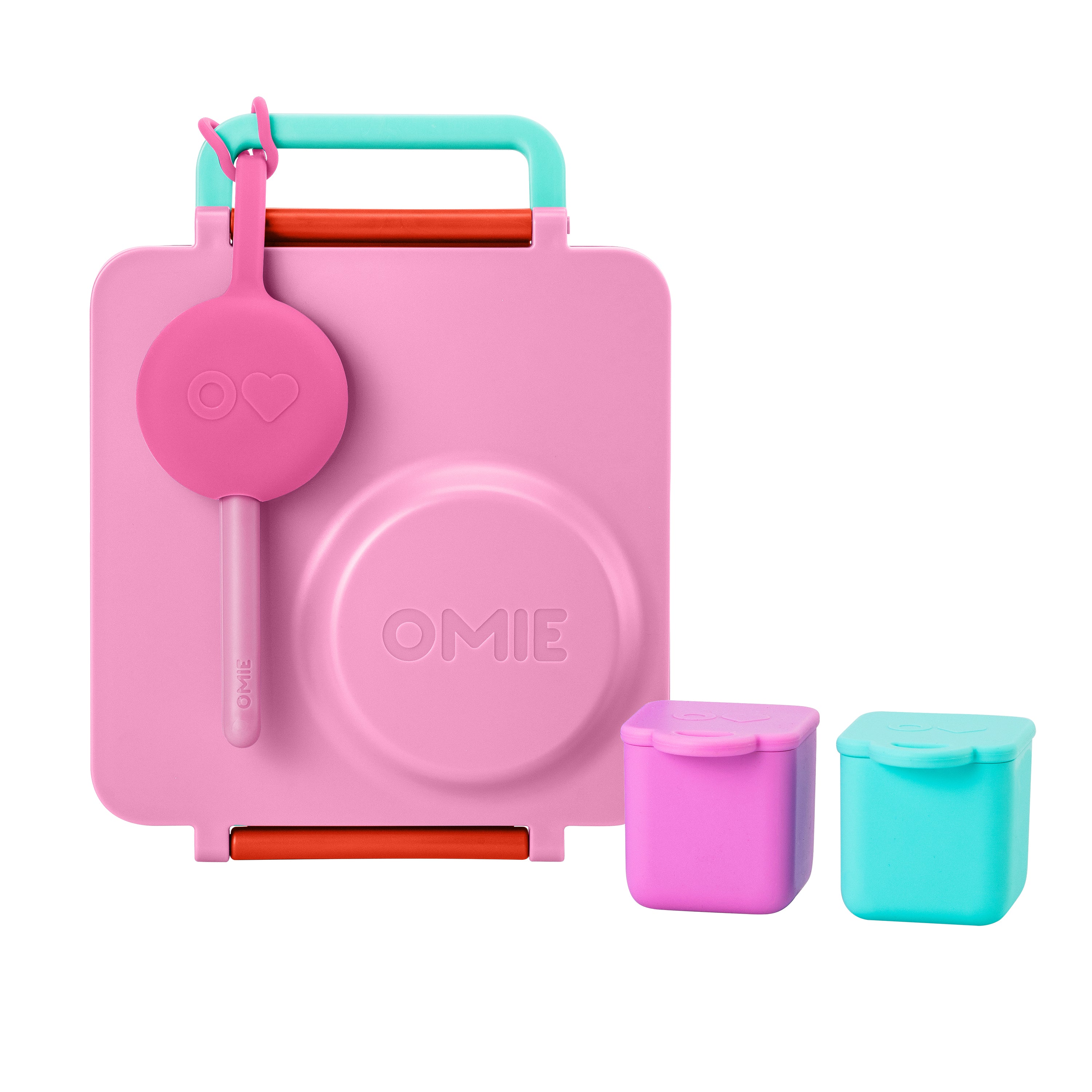 OmiePod 3 Piece Cutlery Set - Bubble Pink