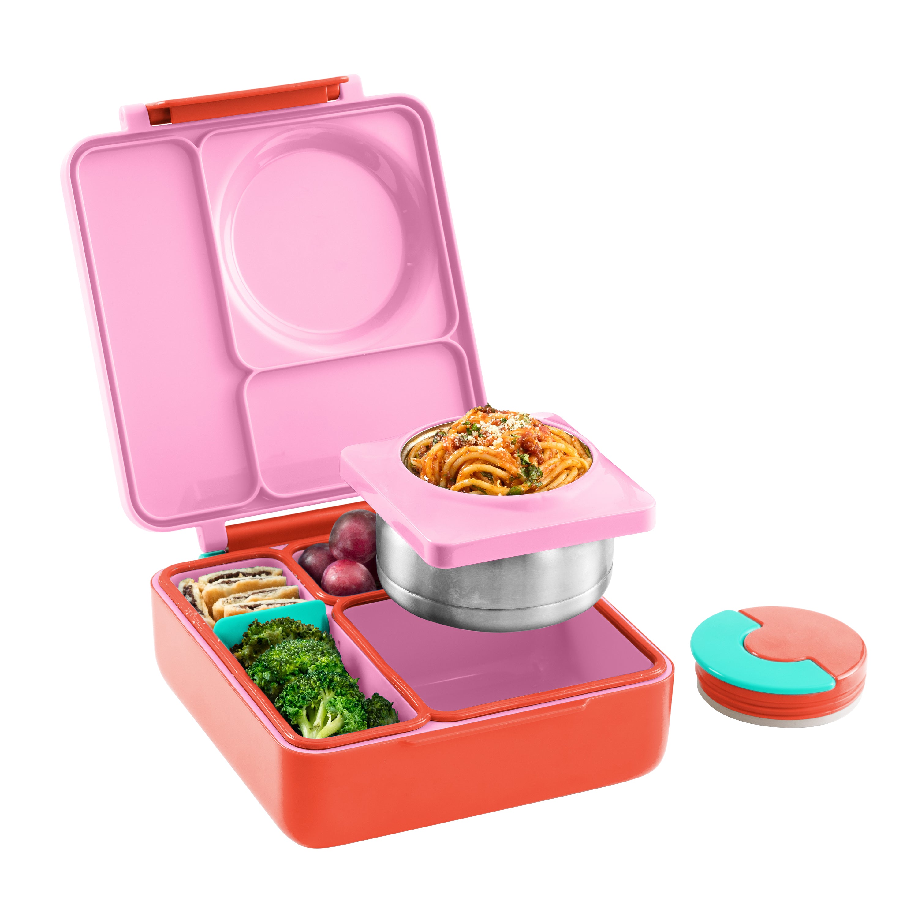 OmieBox V2 Hot & Cold Bento Box - Pink Berry