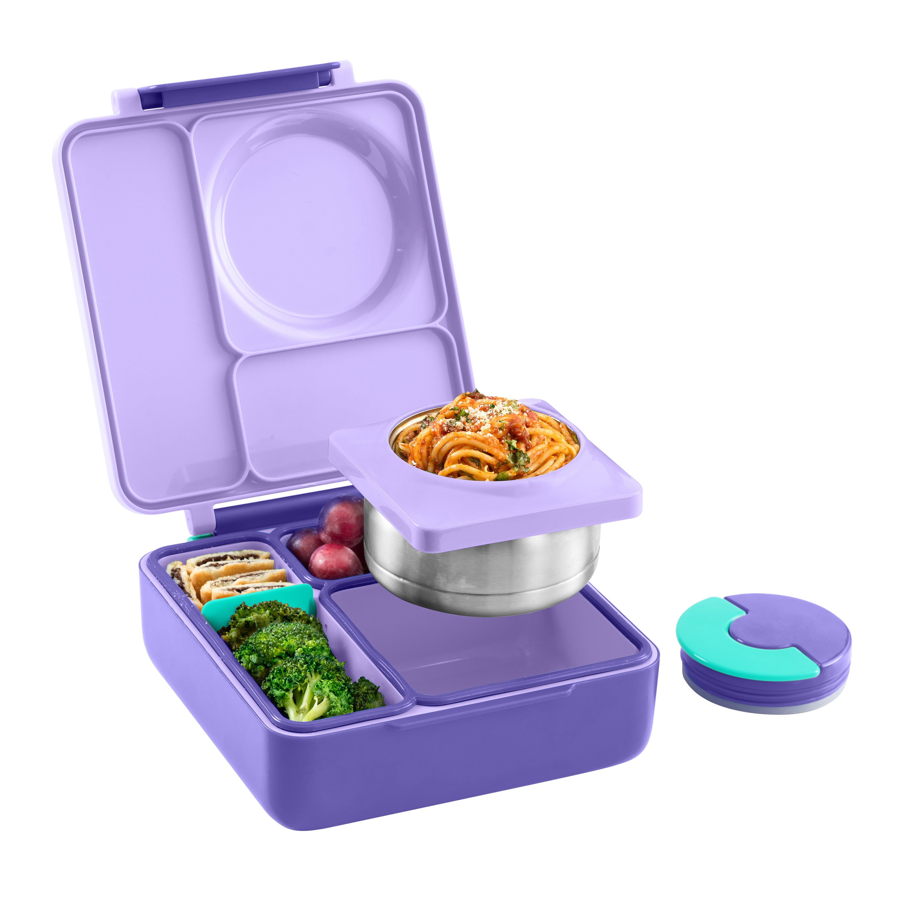 OmieBox V2 Hot & Cold Bento Box - Purple Plum