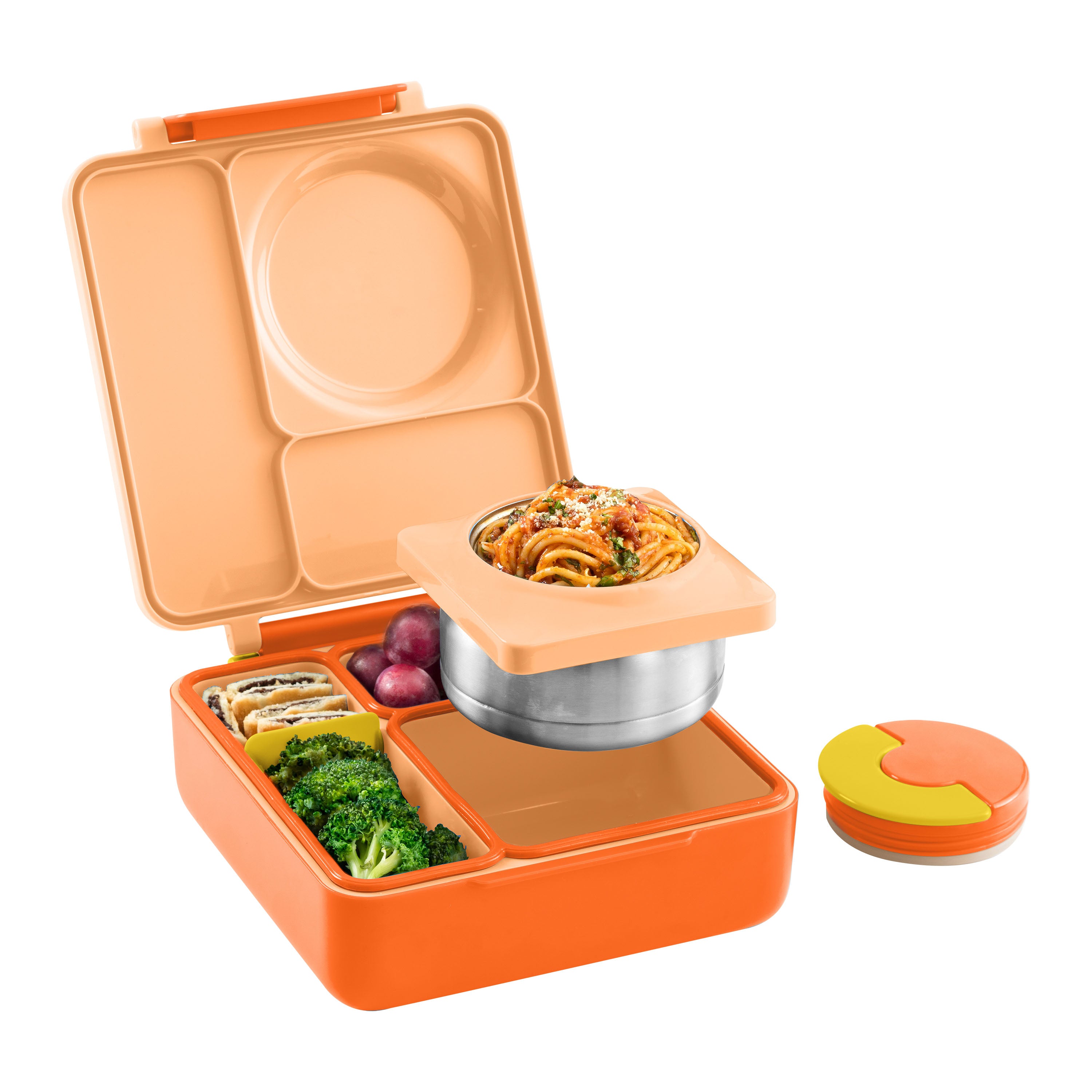 OmieBox V2 Hot & Cold Bento Box - Poppy Orange