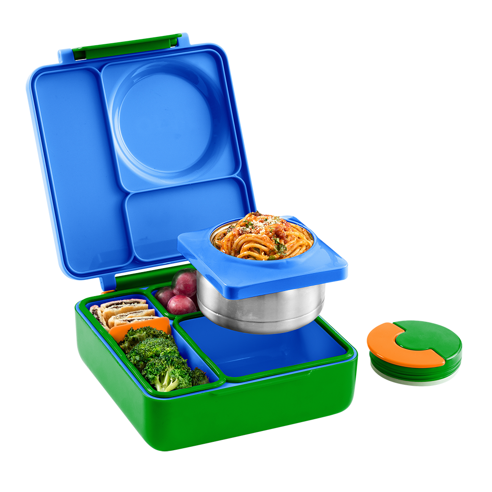 OmieBox V2 Hot & Cold Bento Box - Monster Blue