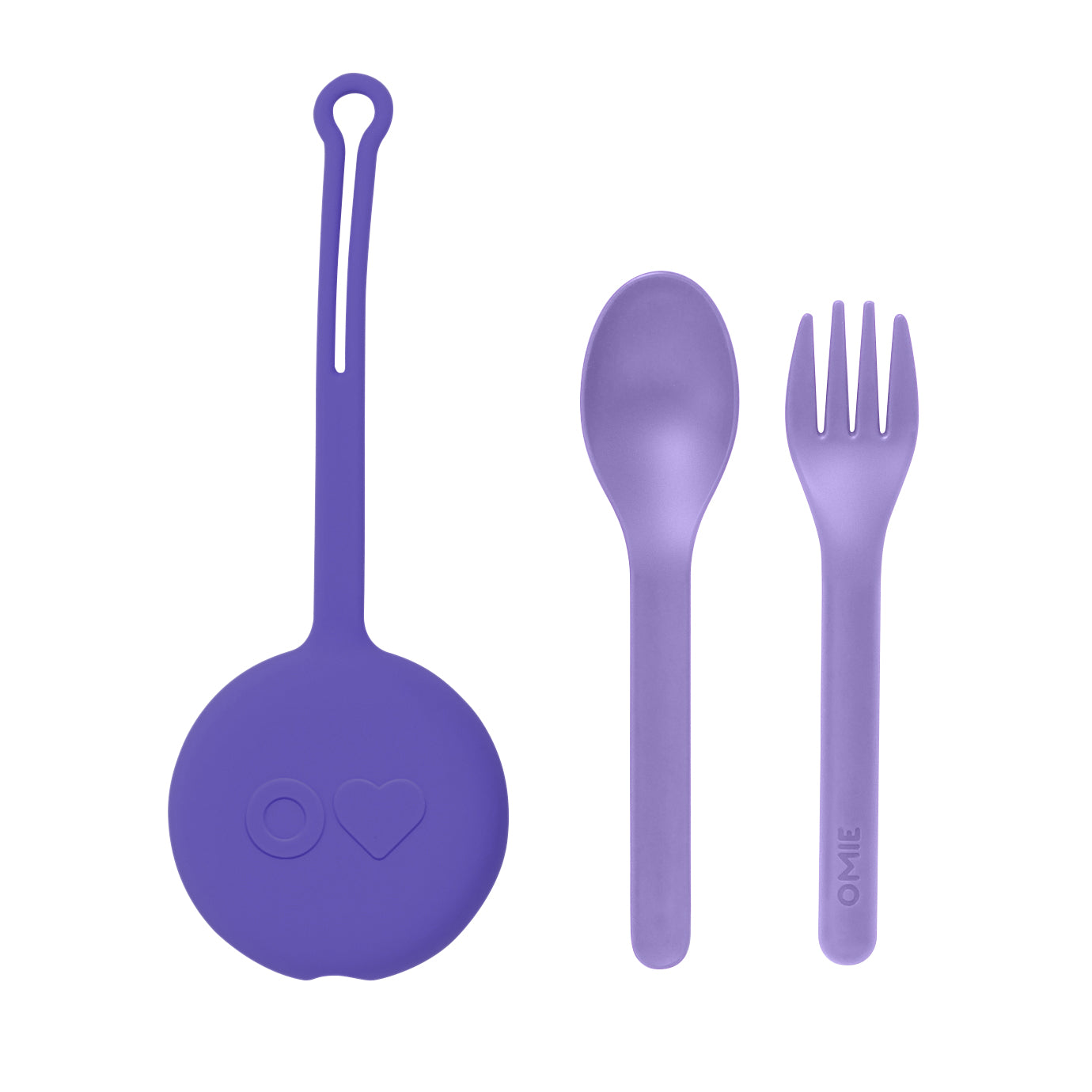 OmiePod 3 Piece Cutlery Set - Lilac