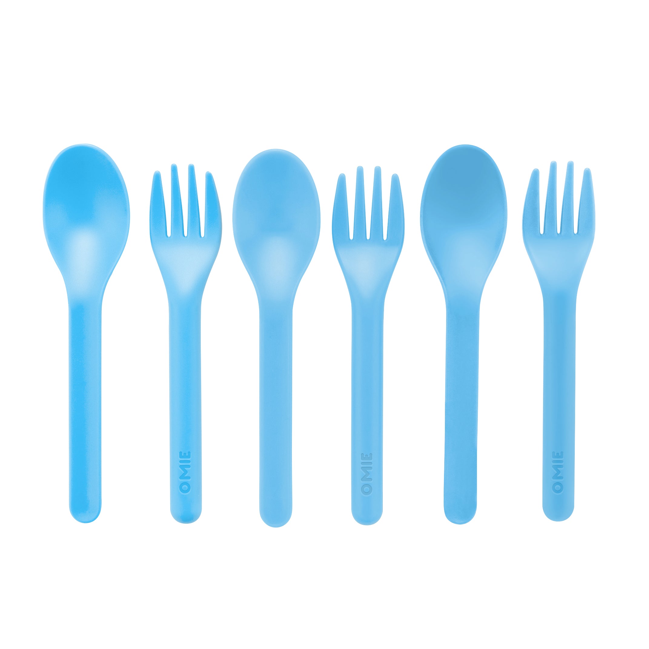 Omie 6 Piece Utensil Set - Blue