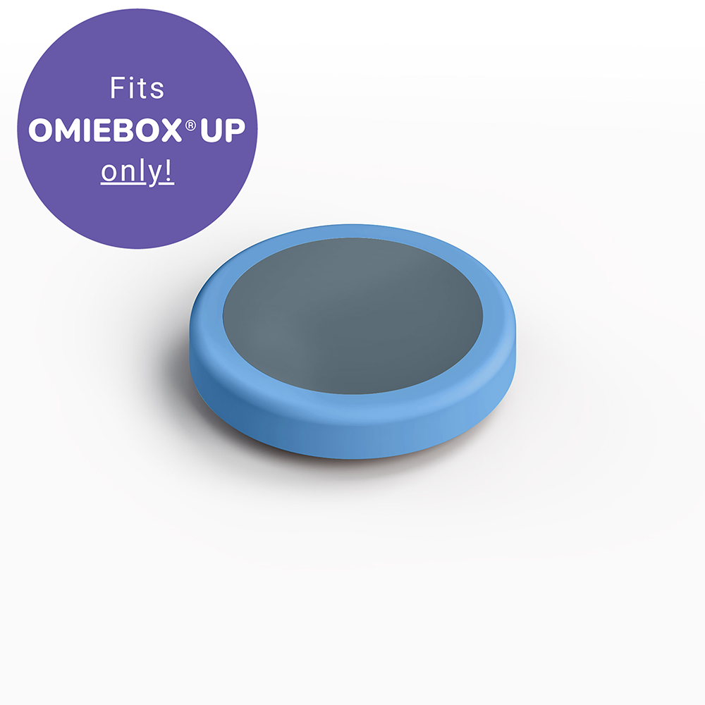Omie Flask Lid for OmieBox UP – Graphite (Blue)