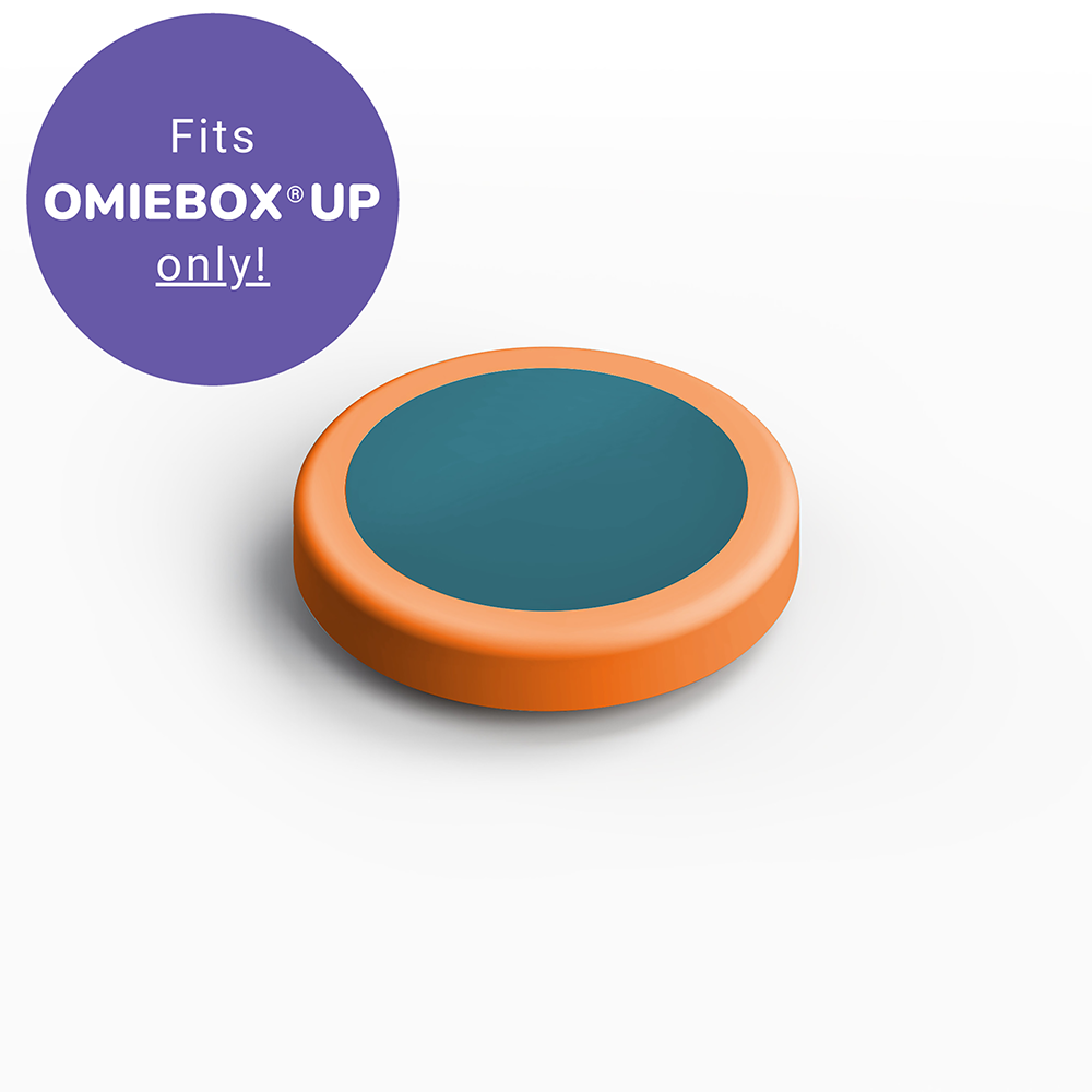 Omie Flask Lid for OmieBox UP – Teal green (Orange)