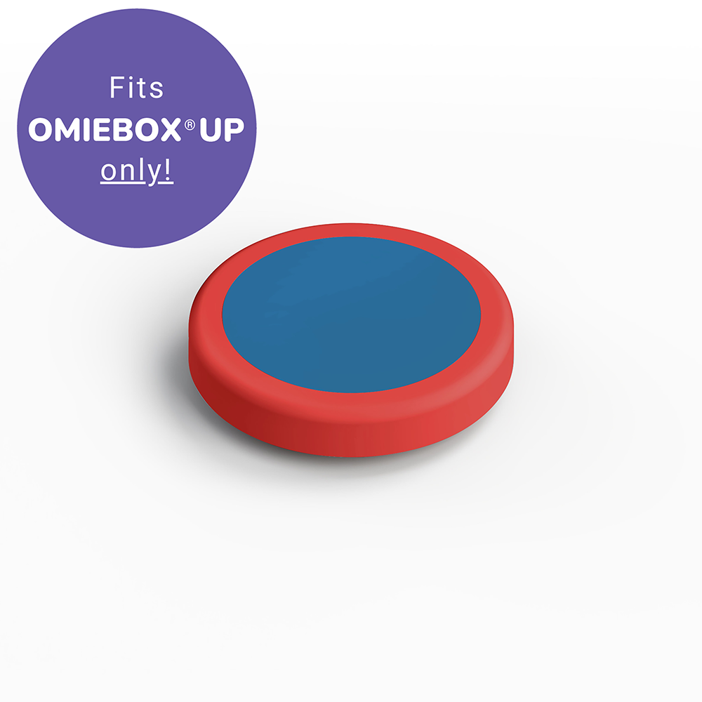 Omie Flask Lid for OmieBox UP – Cosmic Blue (Red)