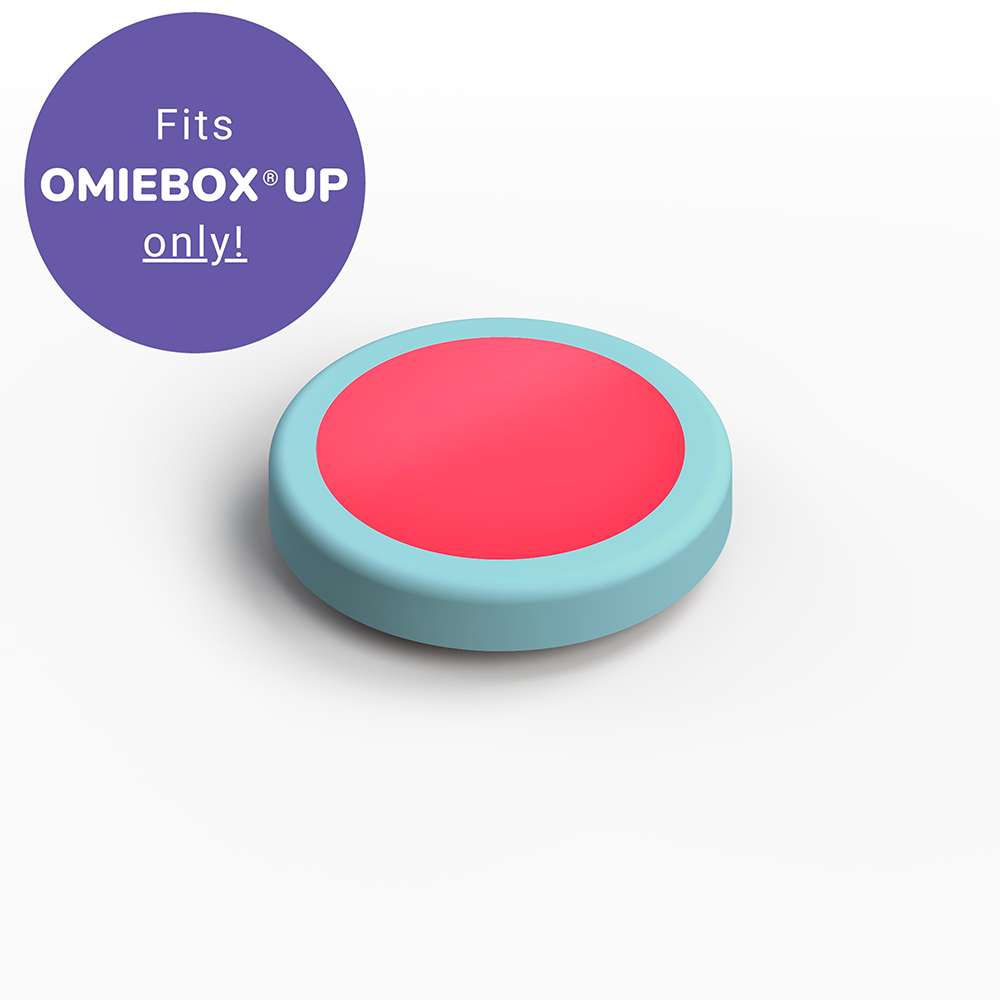 Omie Flask Lid for OmieBox UP – Cherry Pink (Teal)