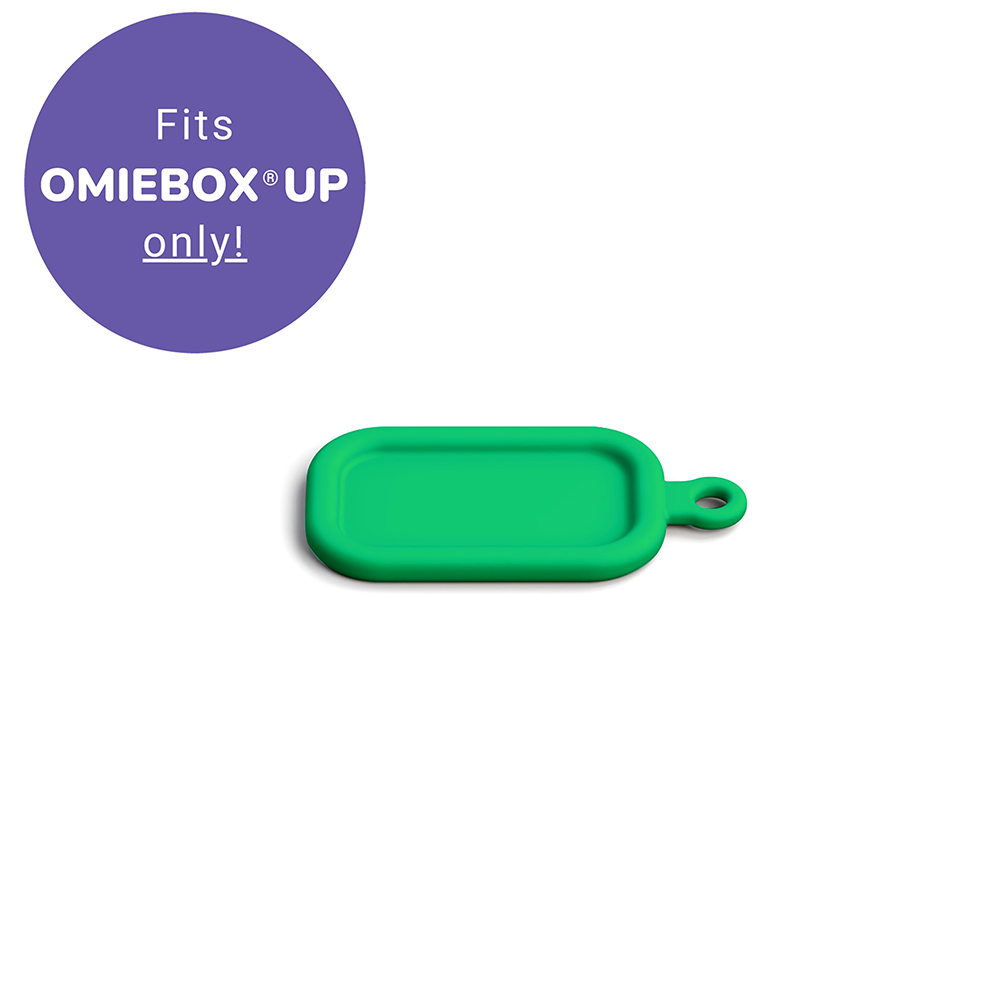 Omie Name Tag for OmieBox UP – Galaxy Purple (Green)