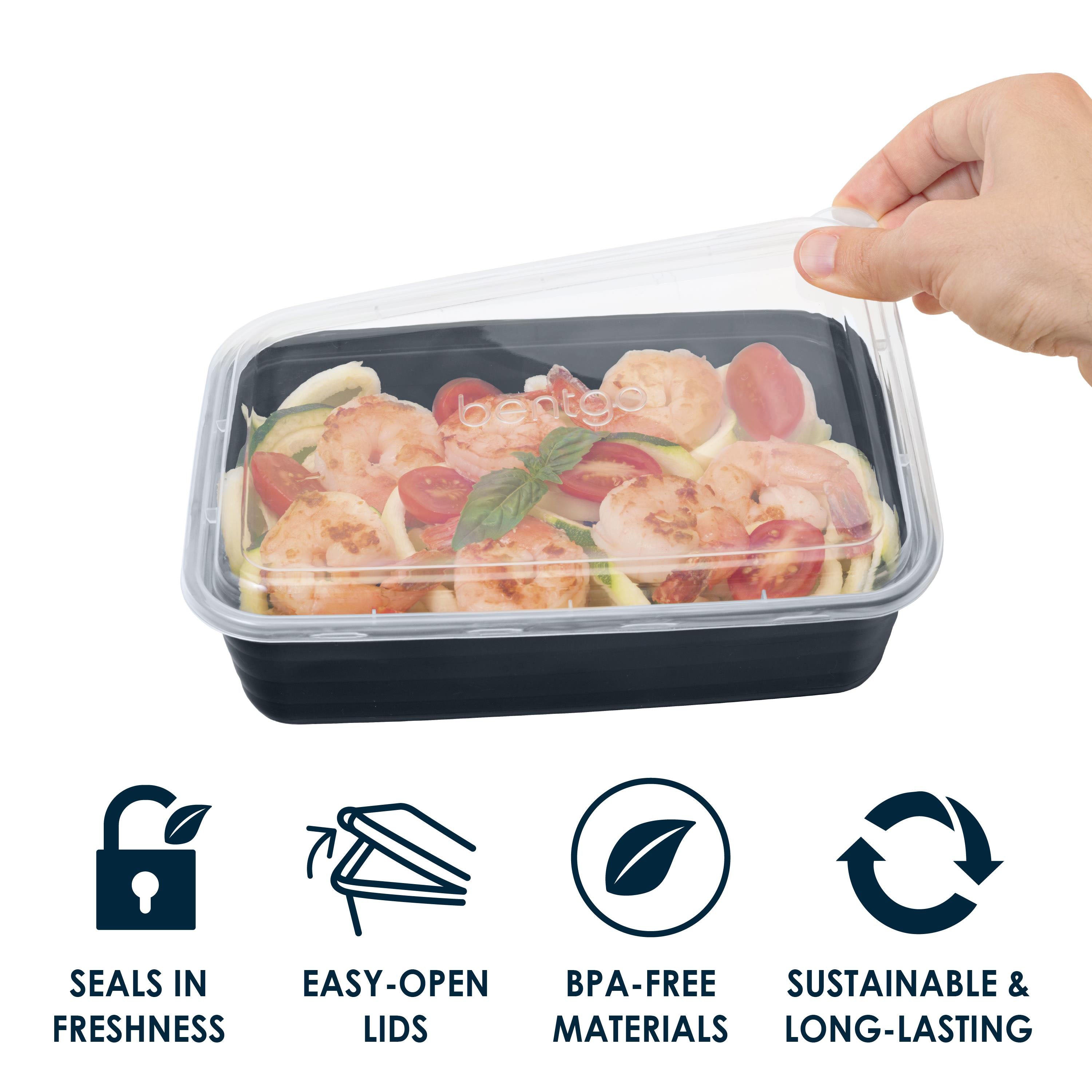 Bentgo Prep 1-Compartment Container 10 Pack – Navy Blue