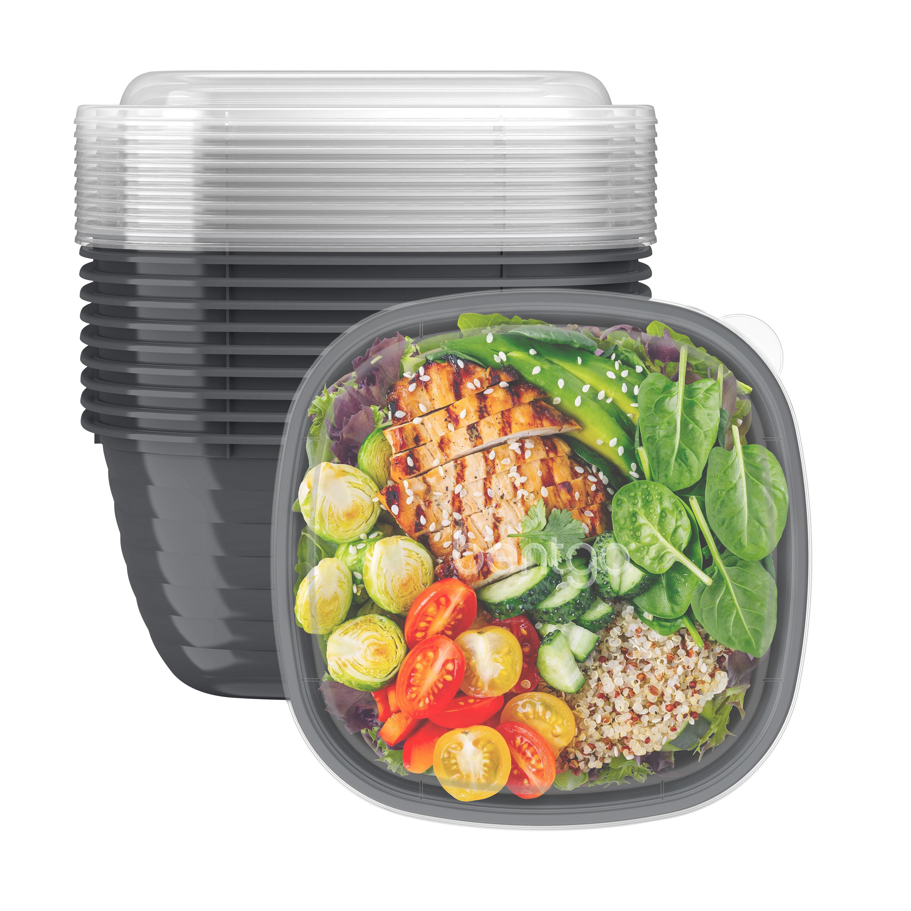 Bentgo Prep 1-Compartment Bowl 10 Pack – Graphite