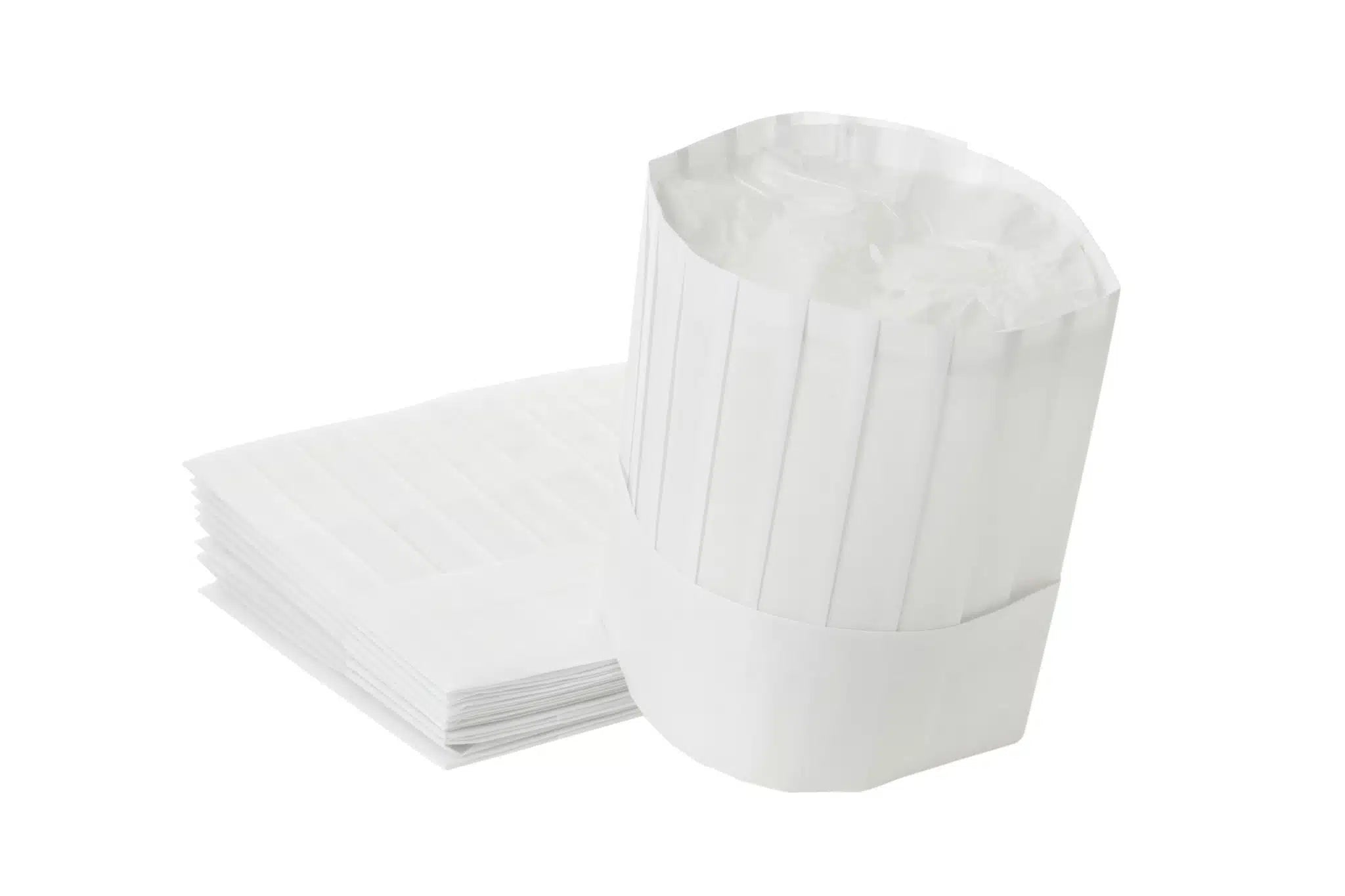 KH Megachef Disposable Chef Hat Adjustable White (Pack of 10)