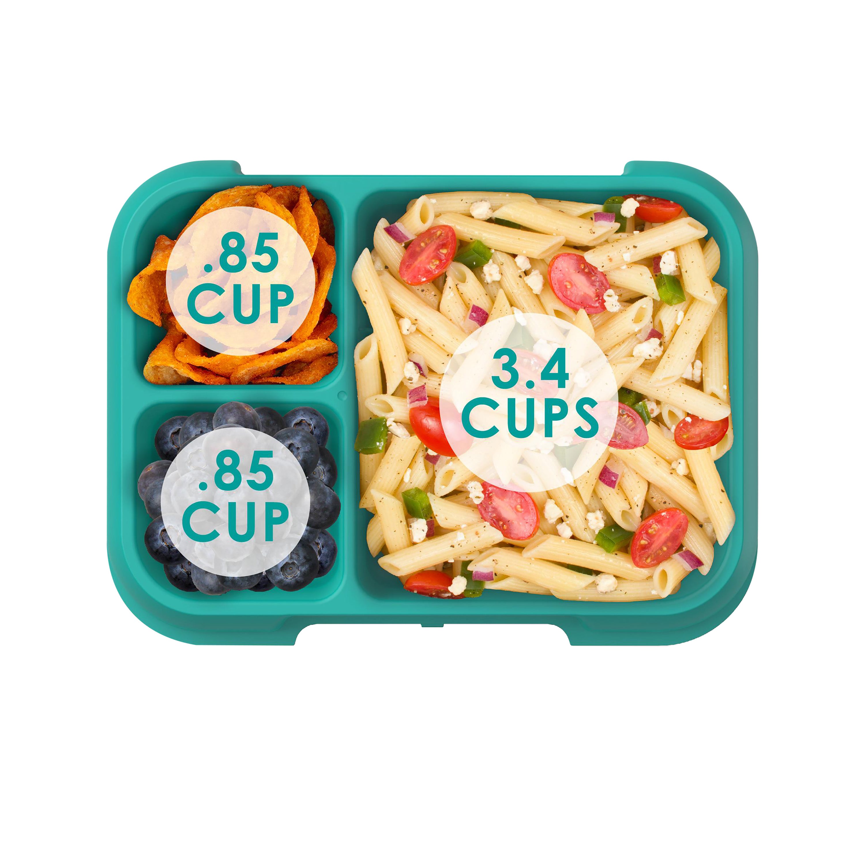 Bentgo Pop Lunch Box - Bright Coral/Teal