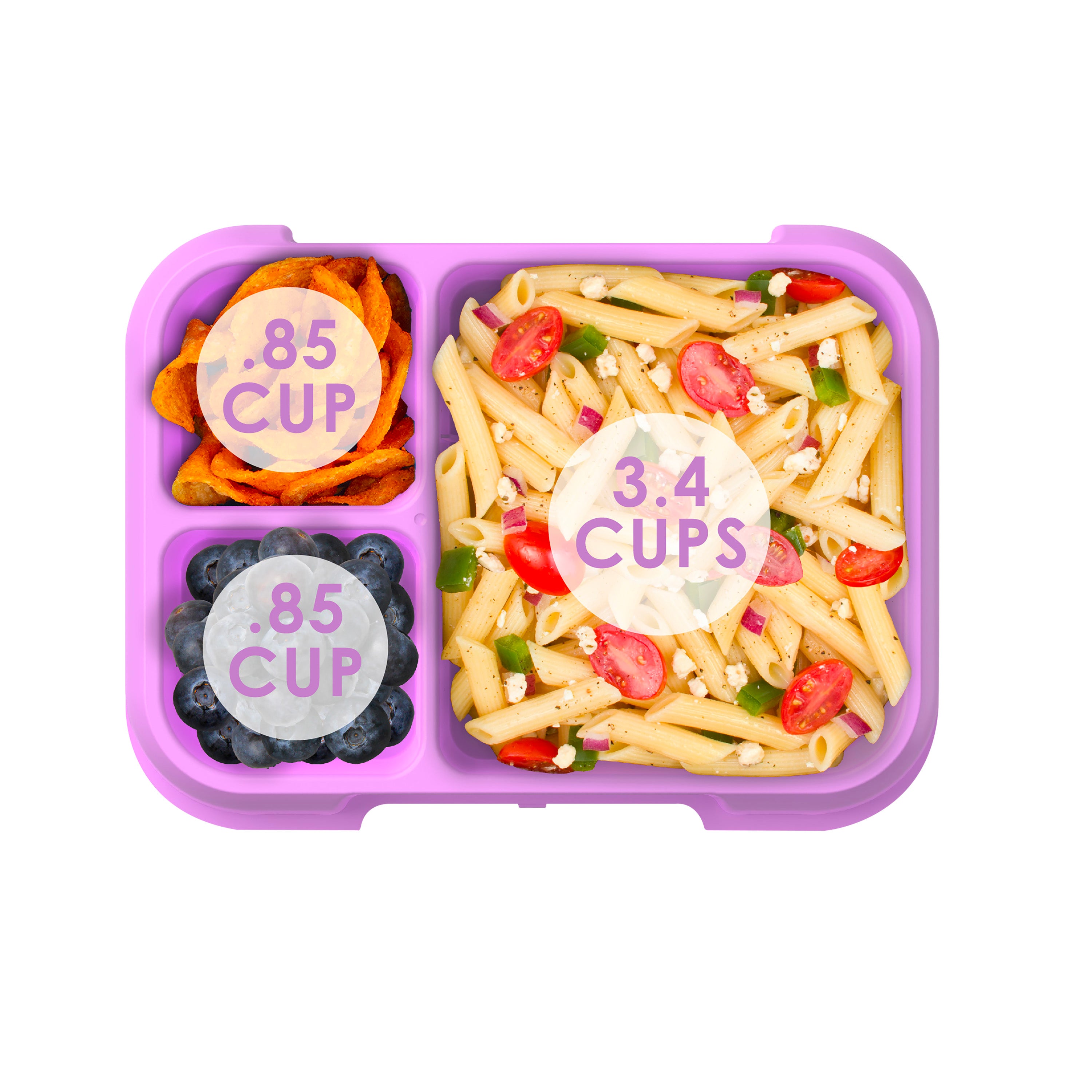 Bentgo Pop Lunch Box - Periwinkle/Pink
