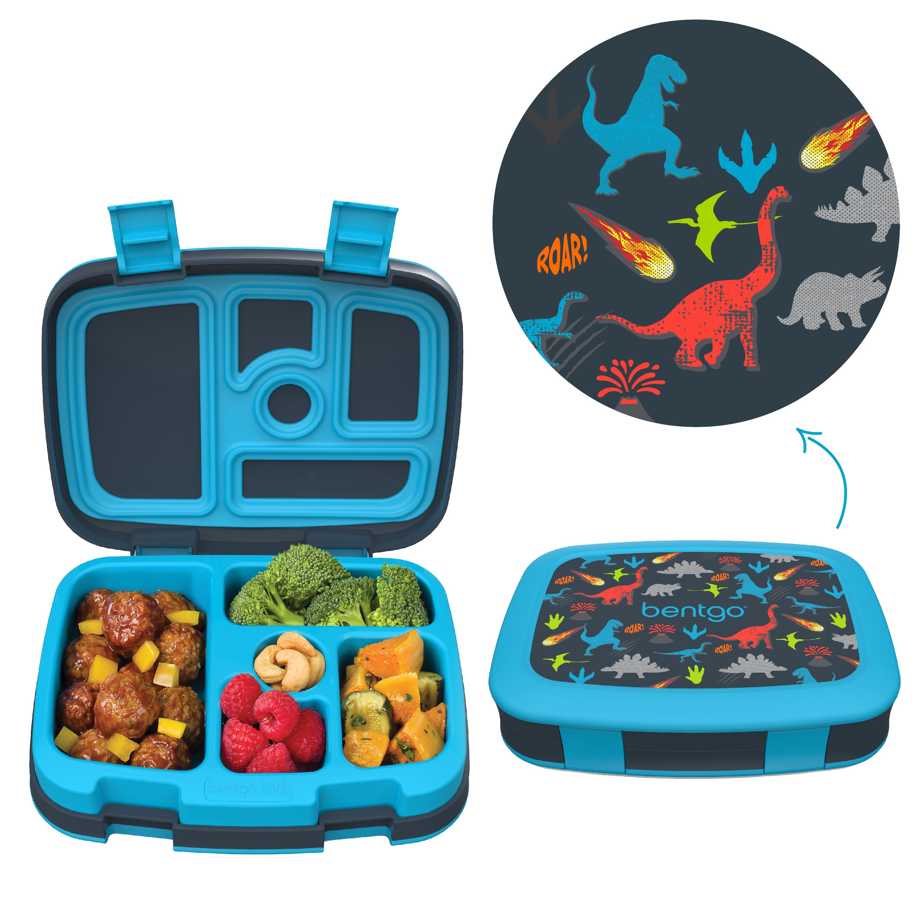 Bentgo Prints Lunch Box - Dinosaurs