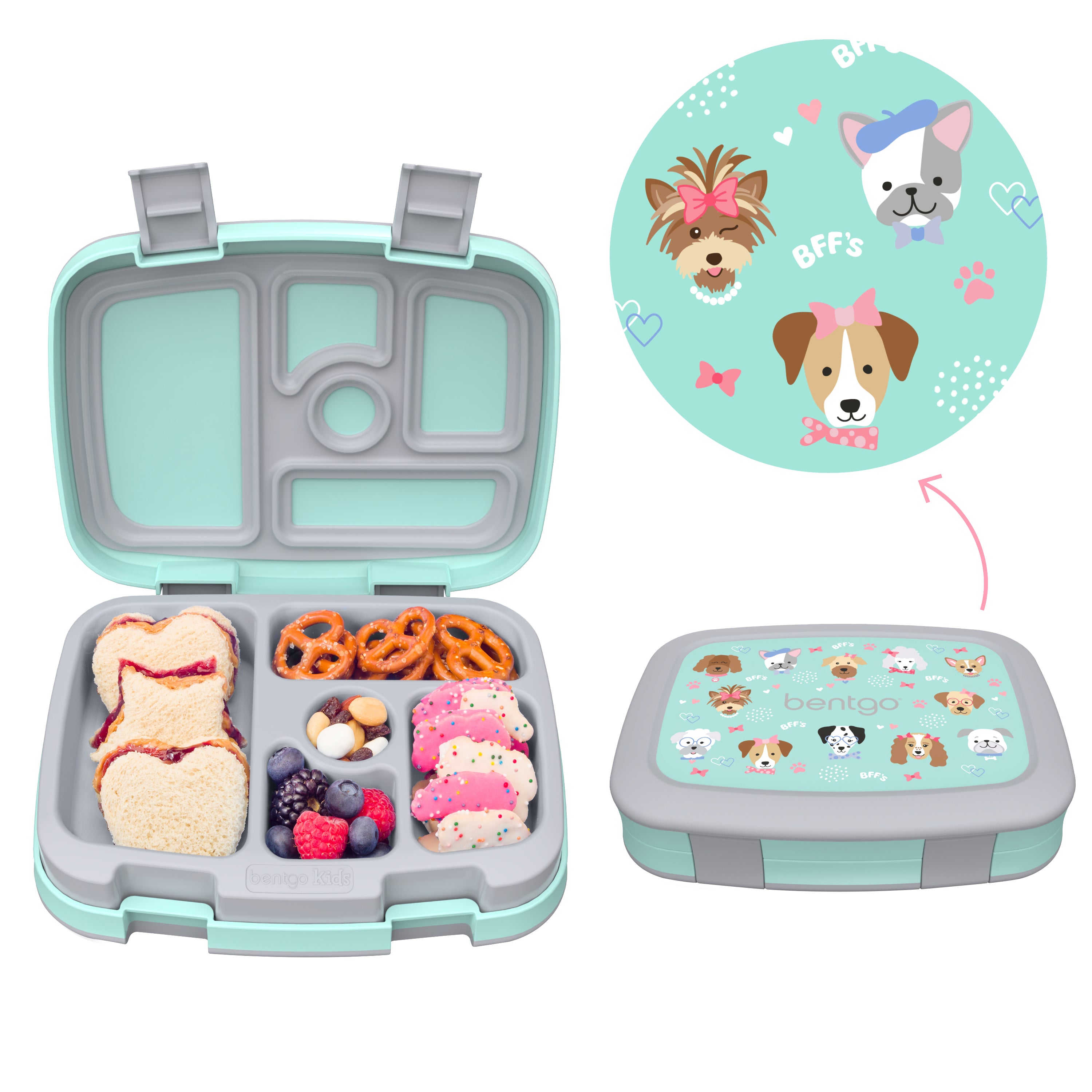 Bentgo Prints Lunch Box - Puppies