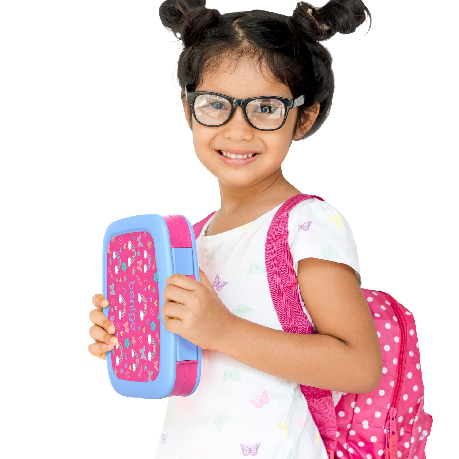 Bentgo Prints Lunch Box - Rainbows/Butterflies