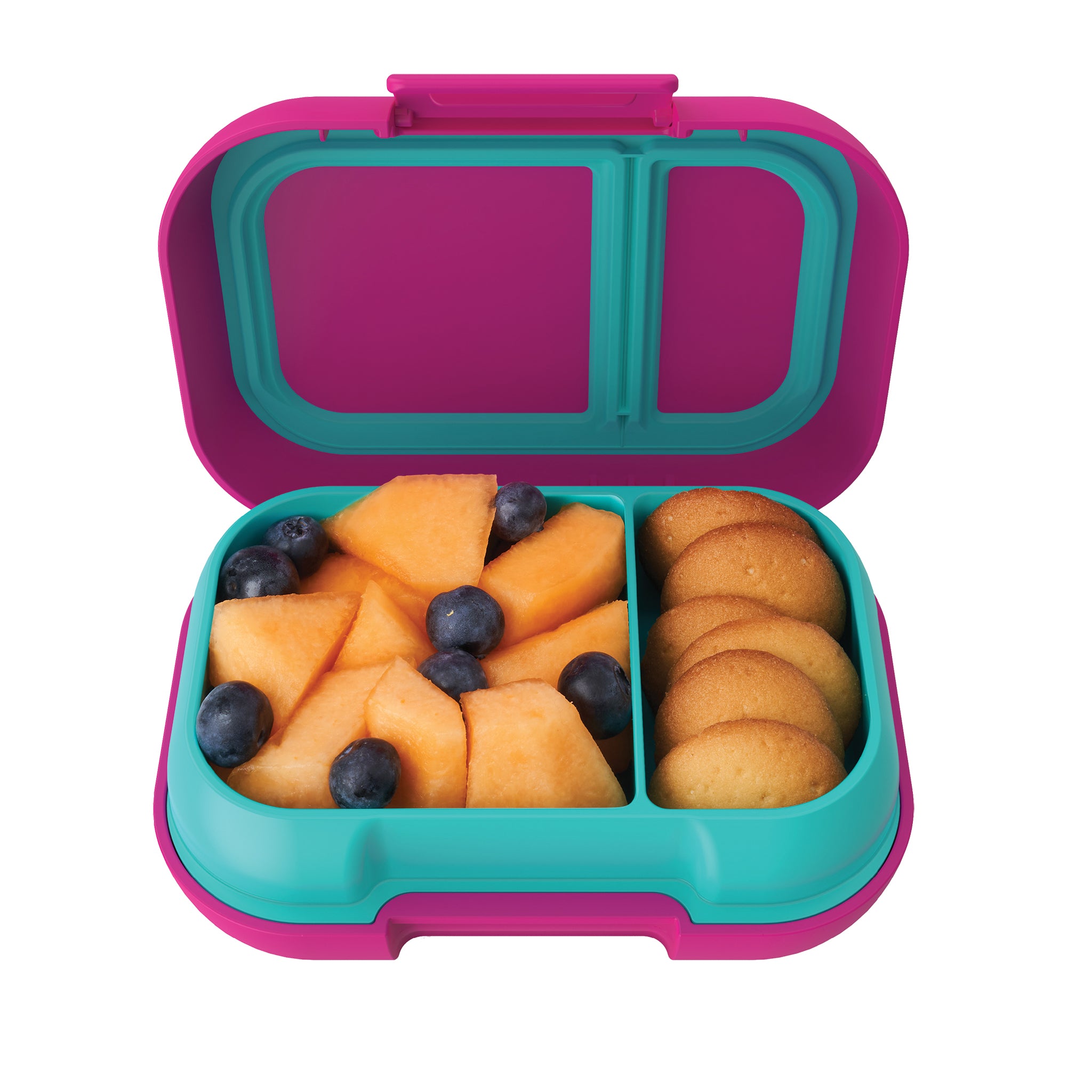 Bentgo Snack Container - Fuchsia/Teal