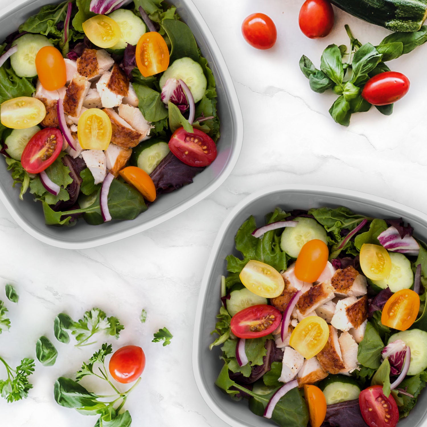 Bentgo Salad All-In-One Salad Container - Grey