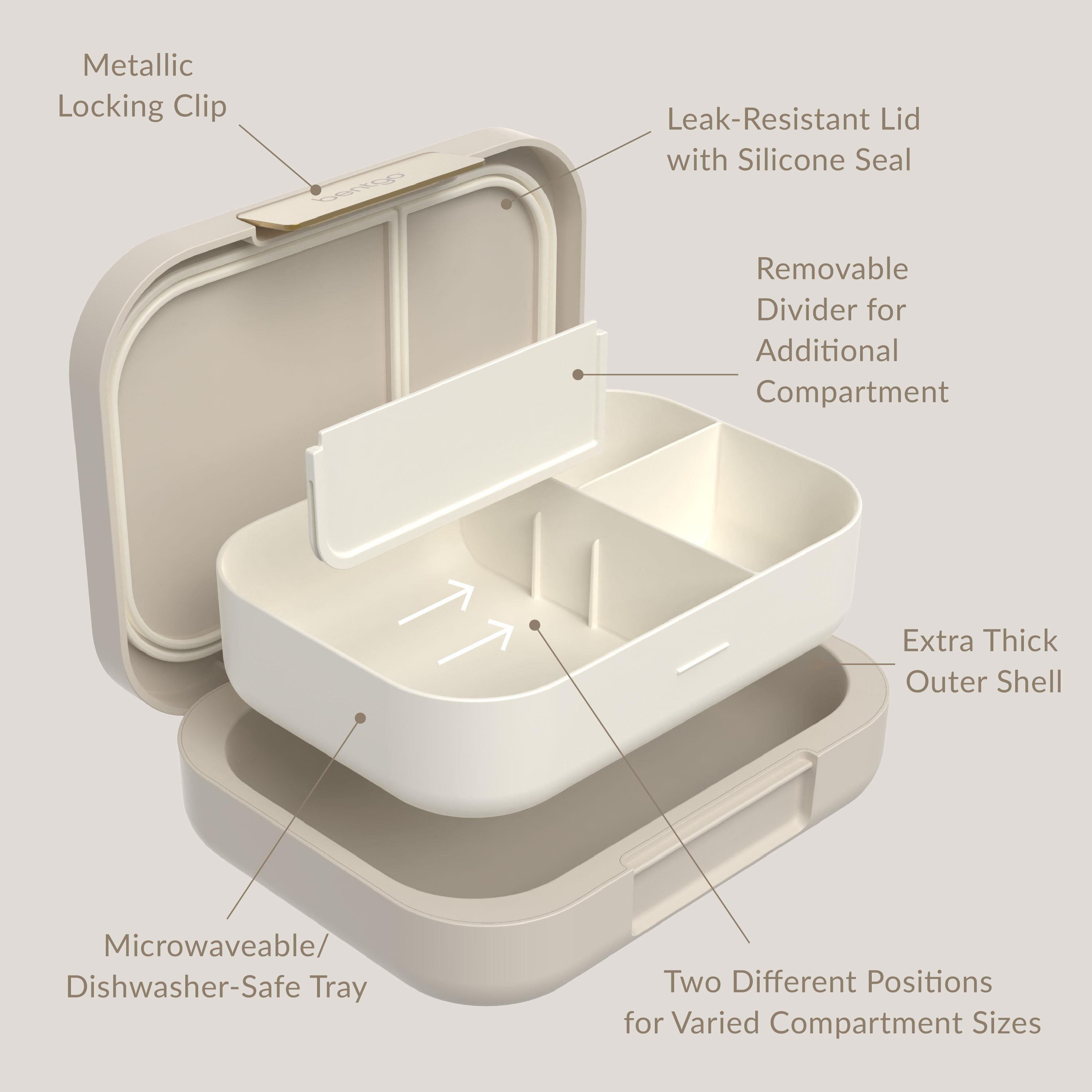 Bentgo Modern Lunch Box - Sandstone