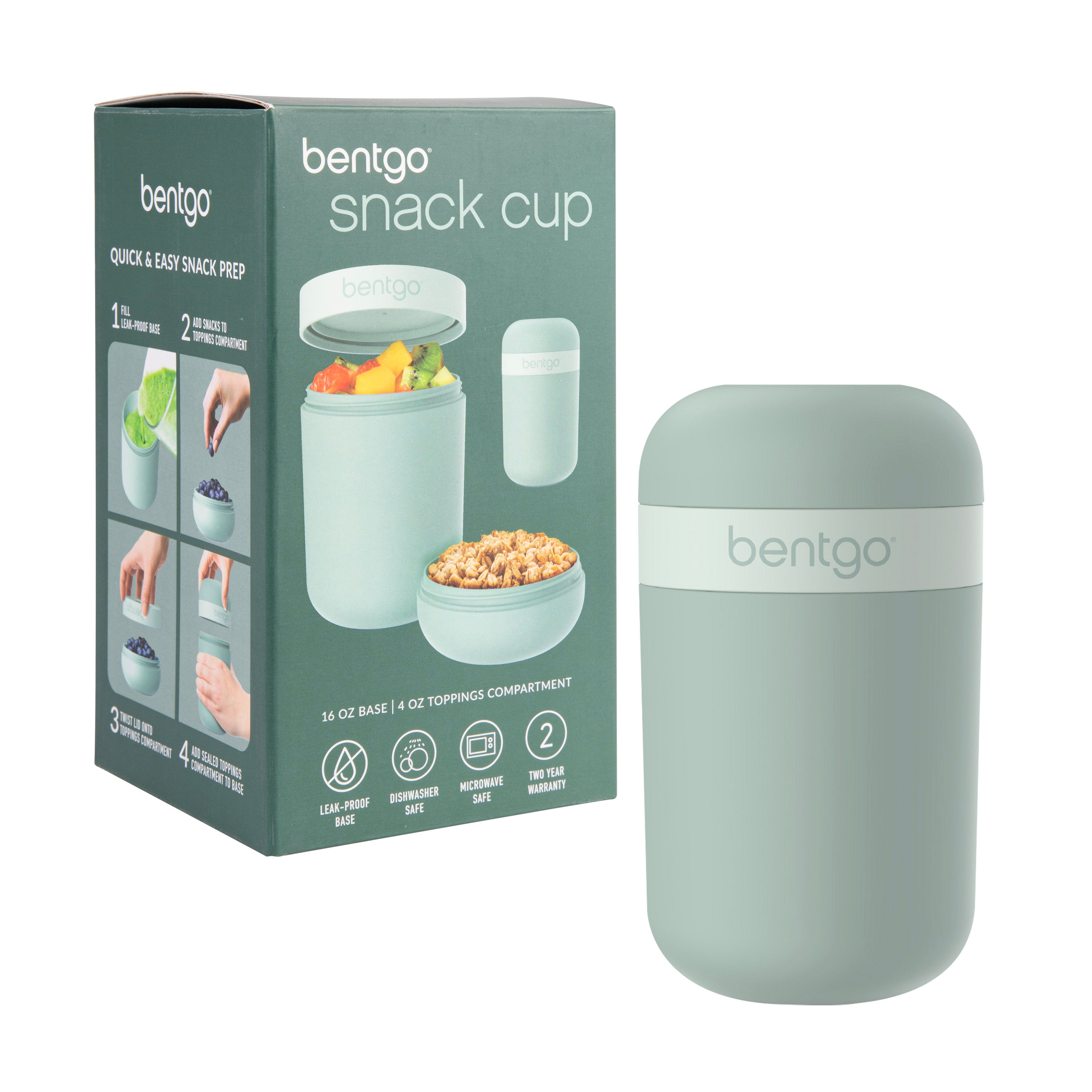 Bentgo Snack Cup 590ml - Mint Green