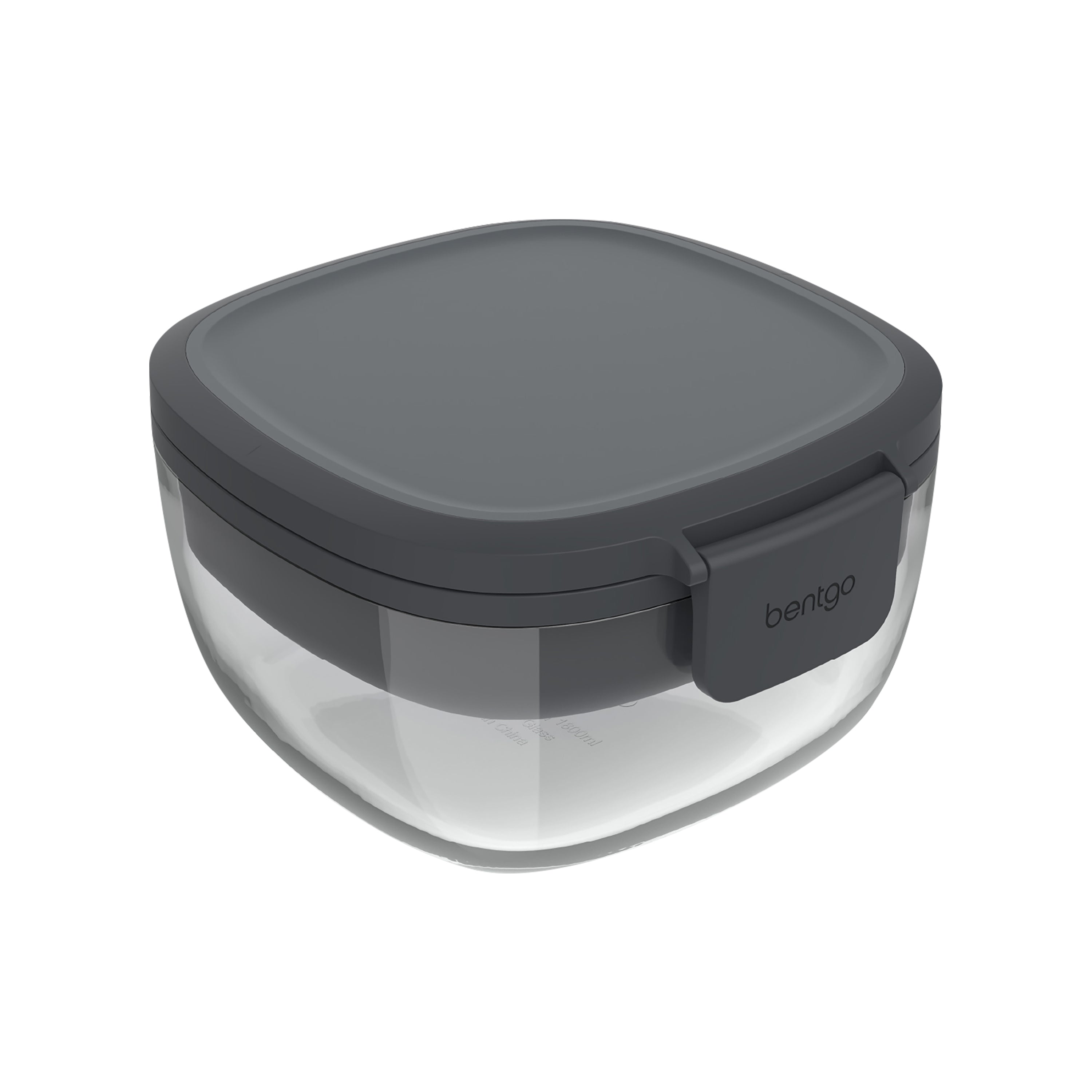 Bentgo All-In-One Glass Salad Container - Dark Grey