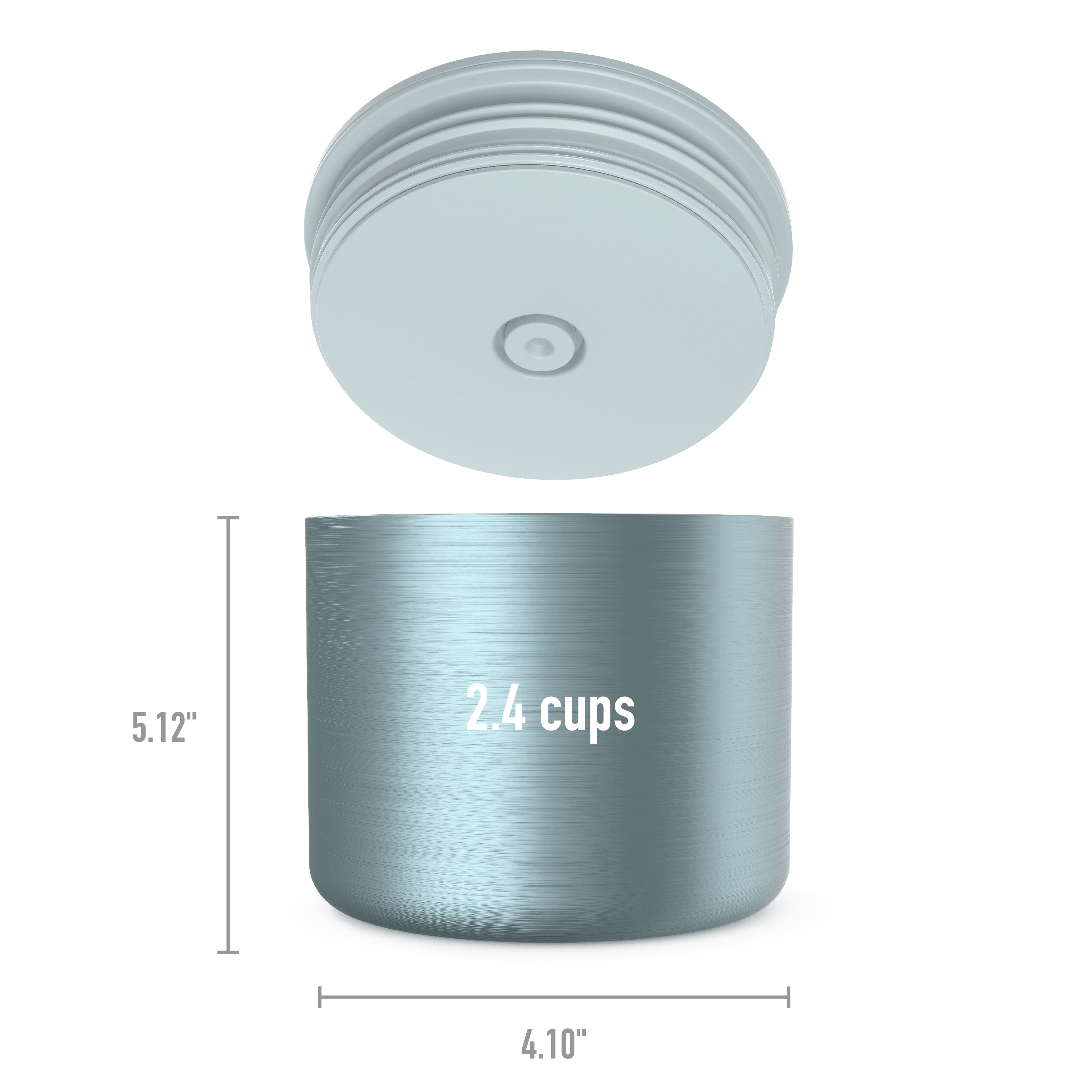 Bentgo S/S Insulated Food Container 560ml - Aqua