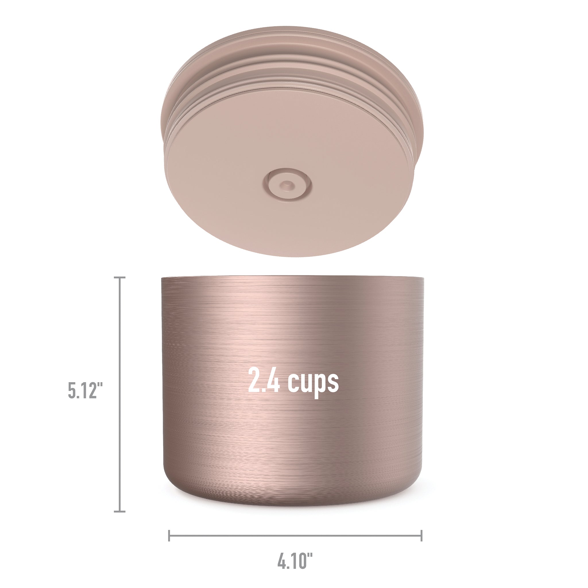 Bentgo S/S Insulated Food Container 560ml - Rose Gold