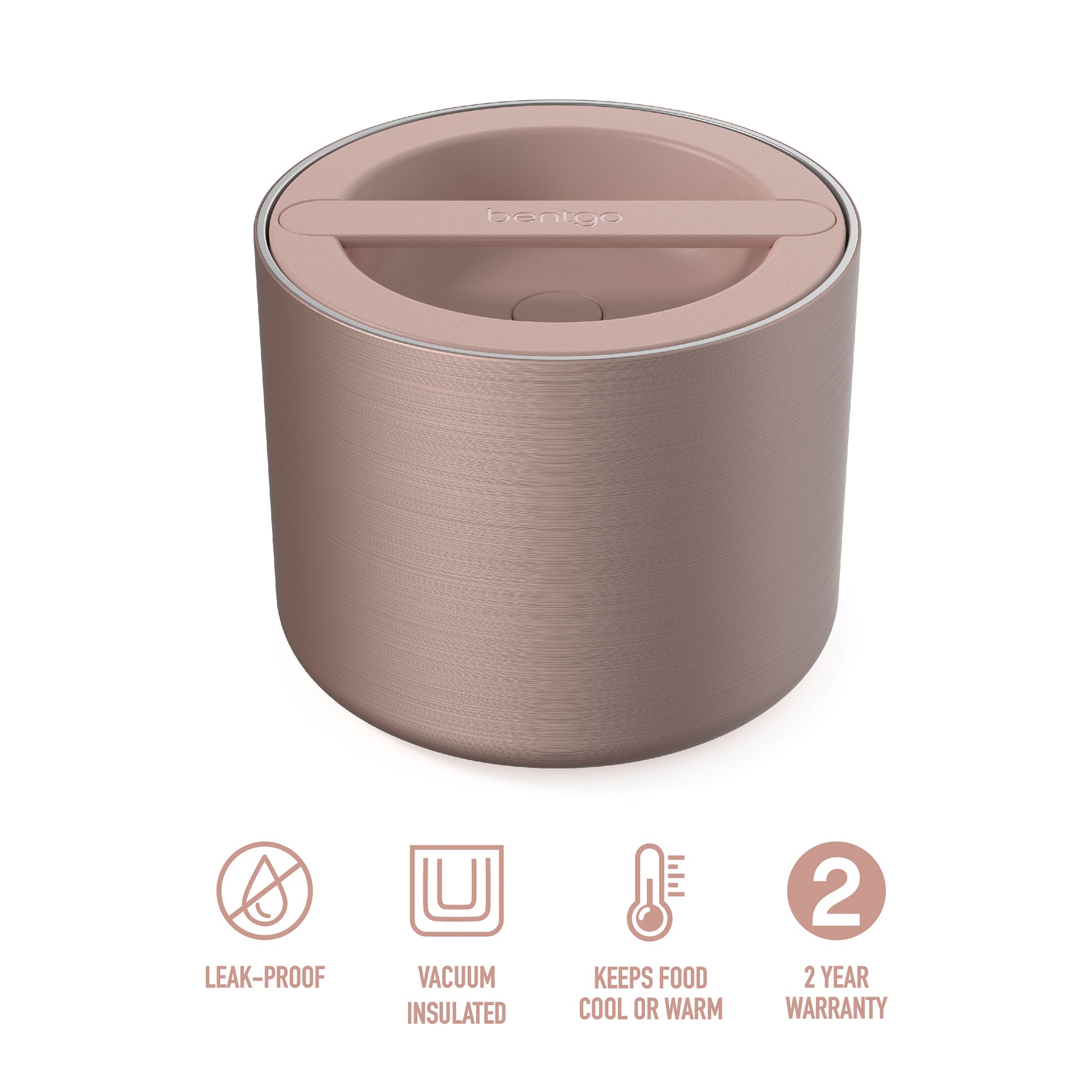 Bentgo S/S Insulated Food Container 560ml - Rose Gold
