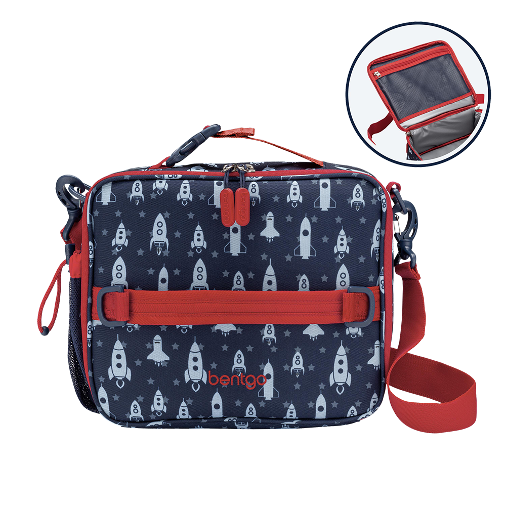 Bentgo Kids Prints Lunch Bag - Space Rockets