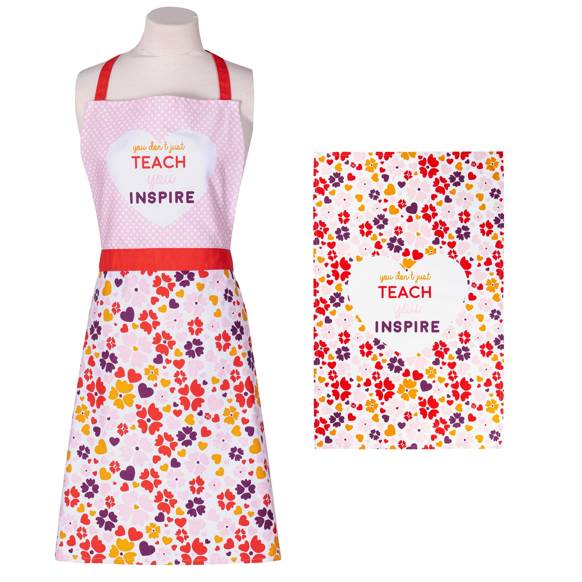 Wattle and Willow Teacher of the Year Inspire Apron & TT Set