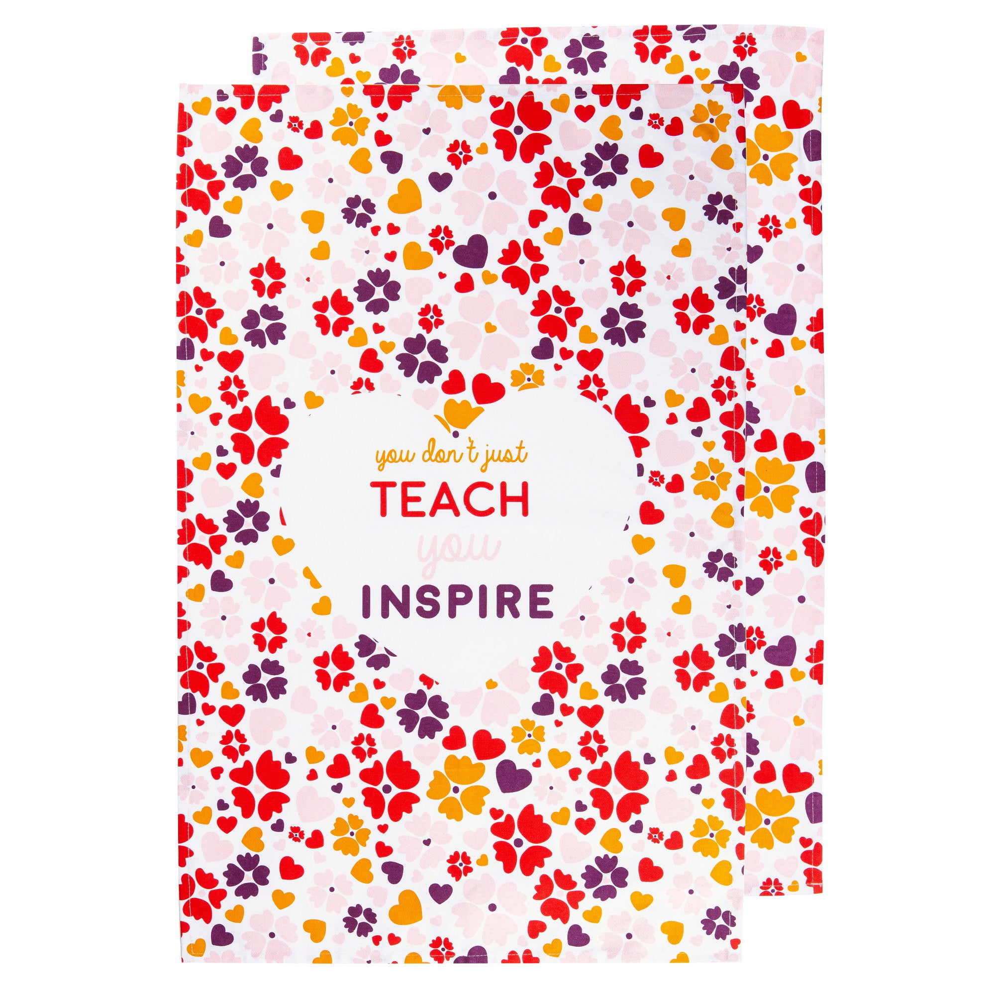 Wattle and Willow Teacher of the Year Inspire 2pk Kitchen Towel