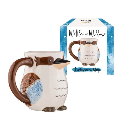 Wattle and Willow Aussie Mates Kookaburra Mug