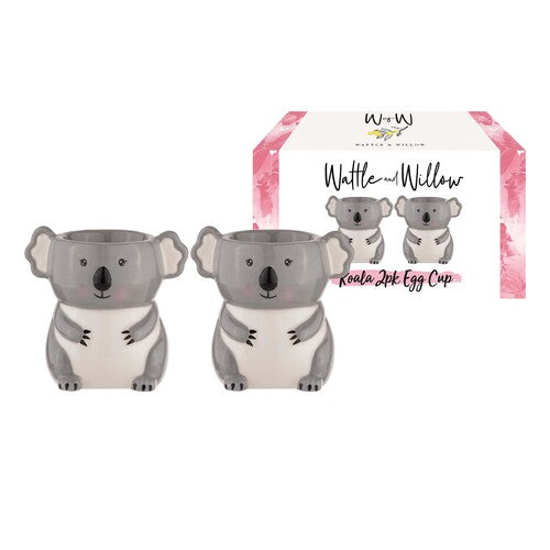 Wattle and Willow Aussie Mates Koala 2pk Egg Cup